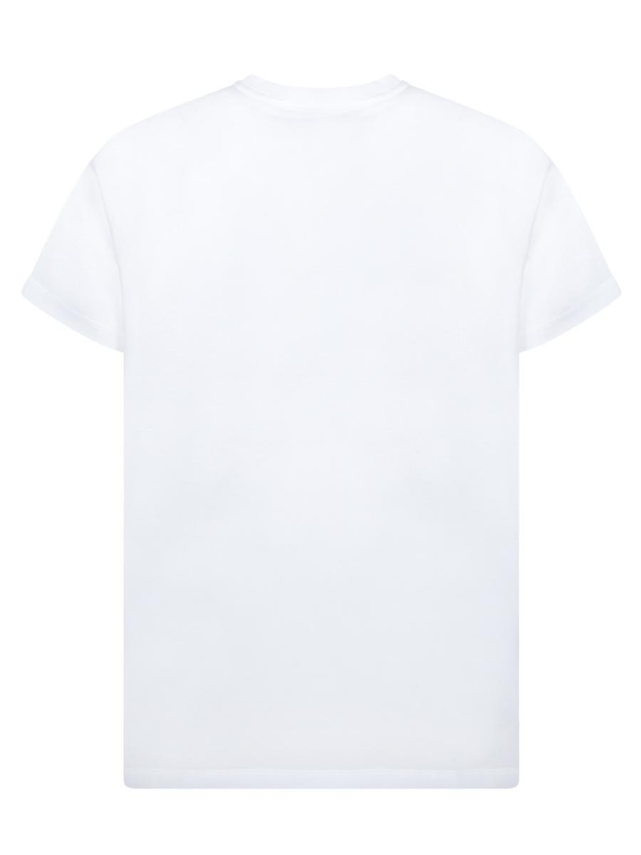 MONCLER Mens White Brand-patch Short-sleeve Pack Of Three Cotton-jersey T-shirt Product Image