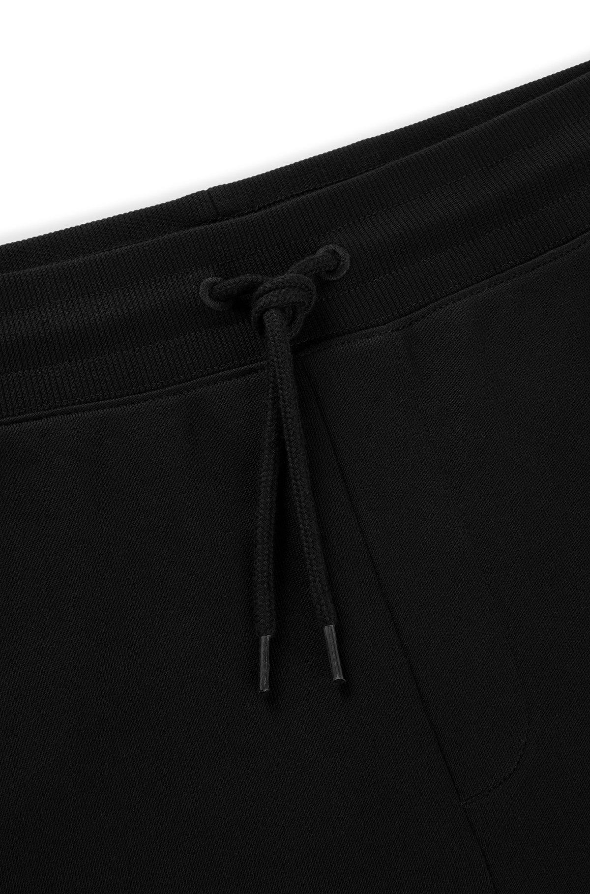 Cotton-terry relaxed-fit shorts with logo trim Product Image