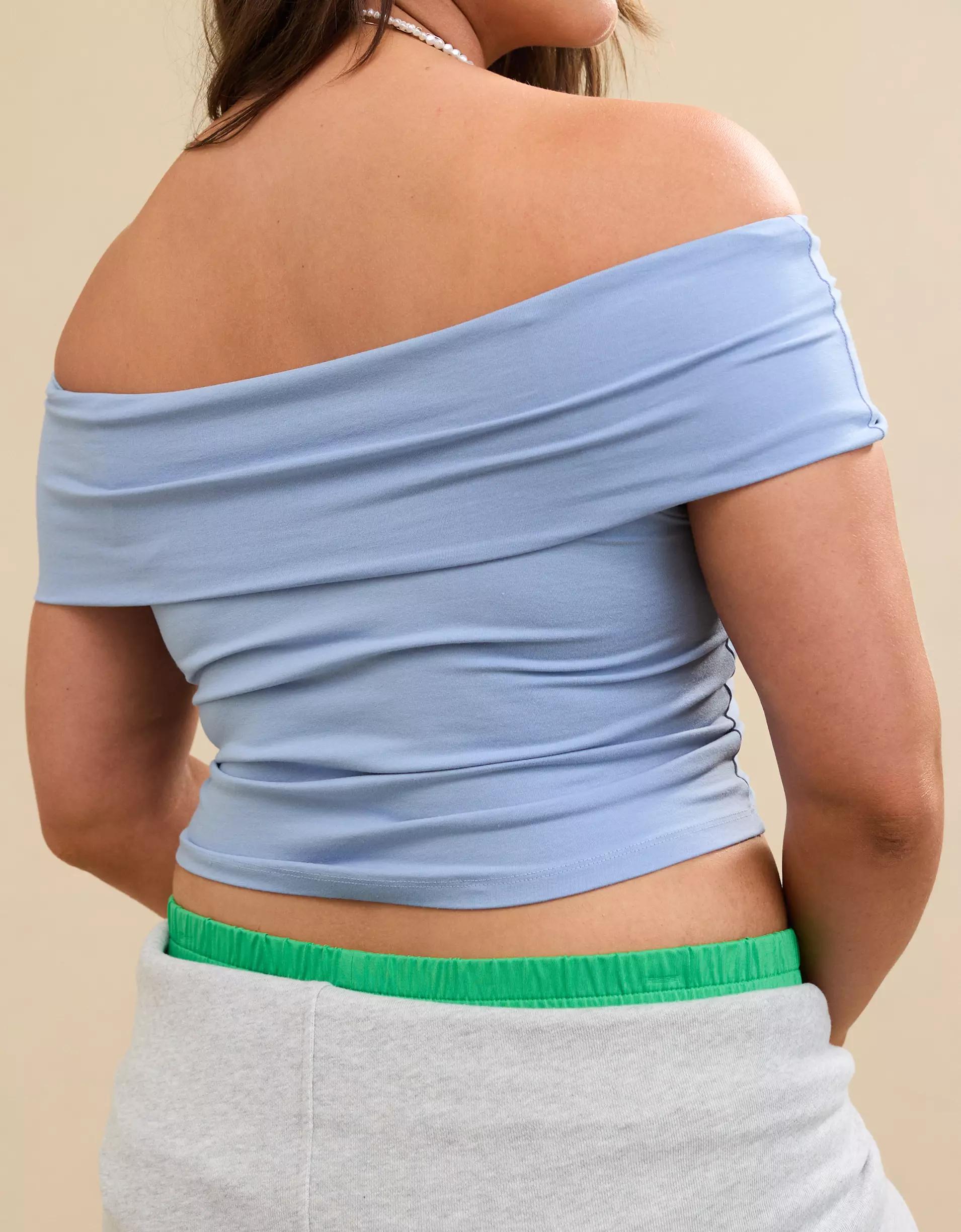 Aerie Chill Up Off The Shoulder Top Product Image