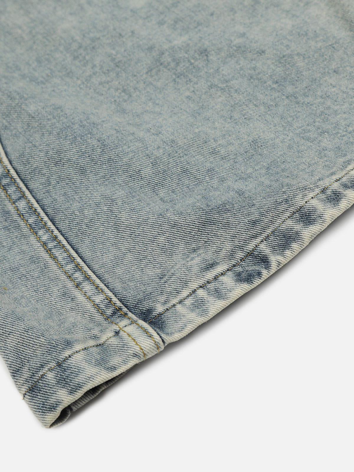 Aelfric Eden Rope Washed Baaggy Barrel Jeans Product Image