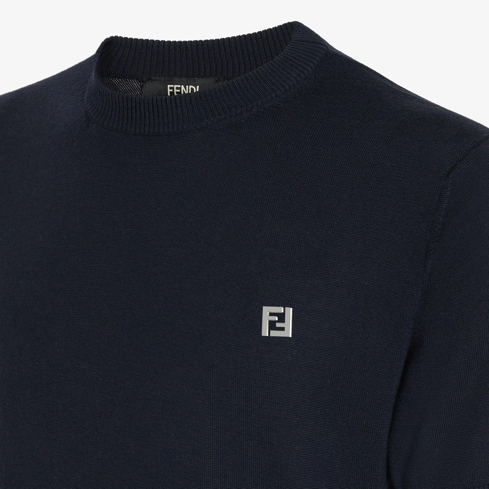 SweaterNavy blue wool sweater Product Image