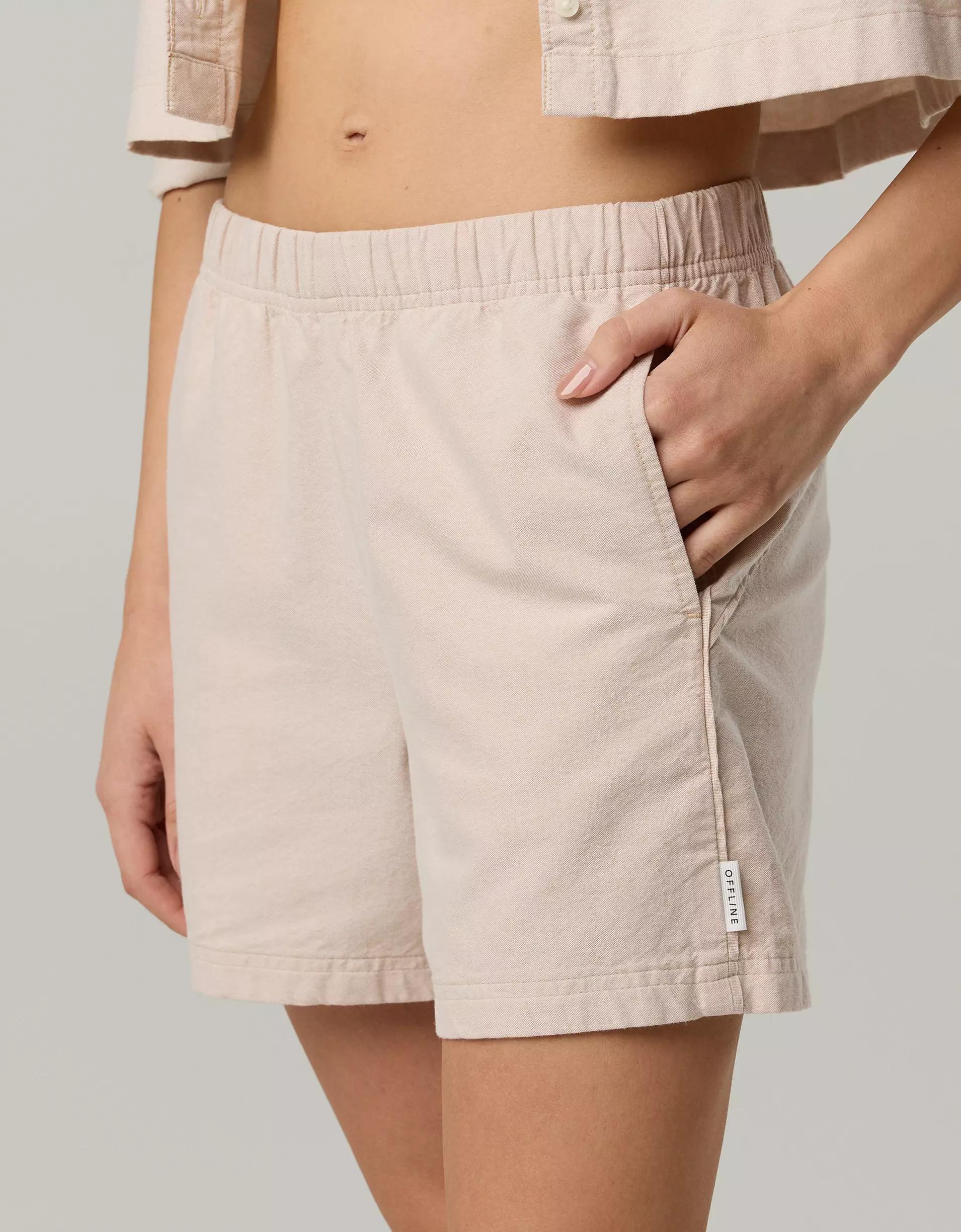 OFFLINE By Aerie Day Off Oxford Short Product Image