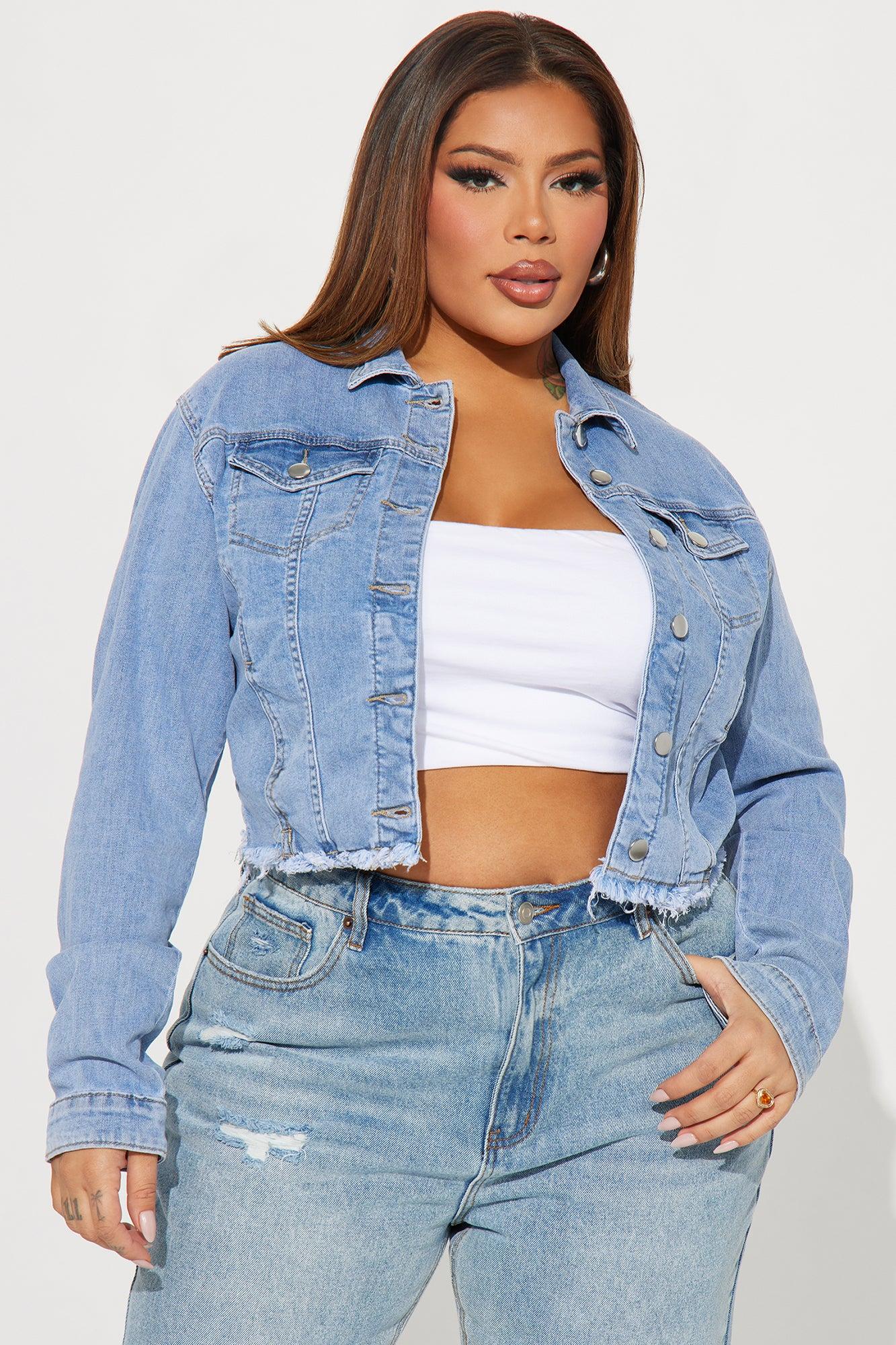 Not Your Father's Denim Jacket - Light Wash Product Image