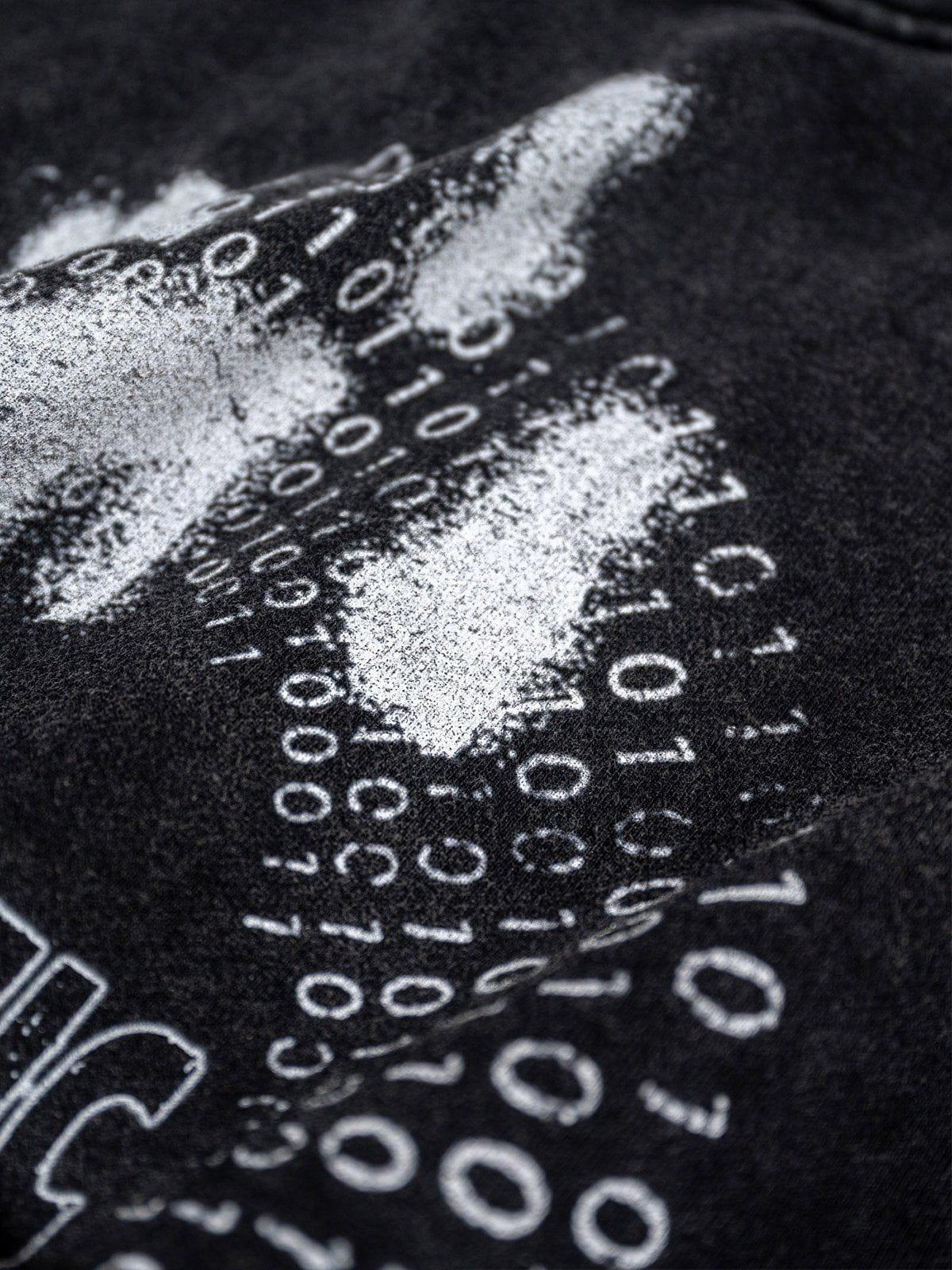 Aelfric Eden Abstract Shadow Graphic Washed Hoodie Product Image