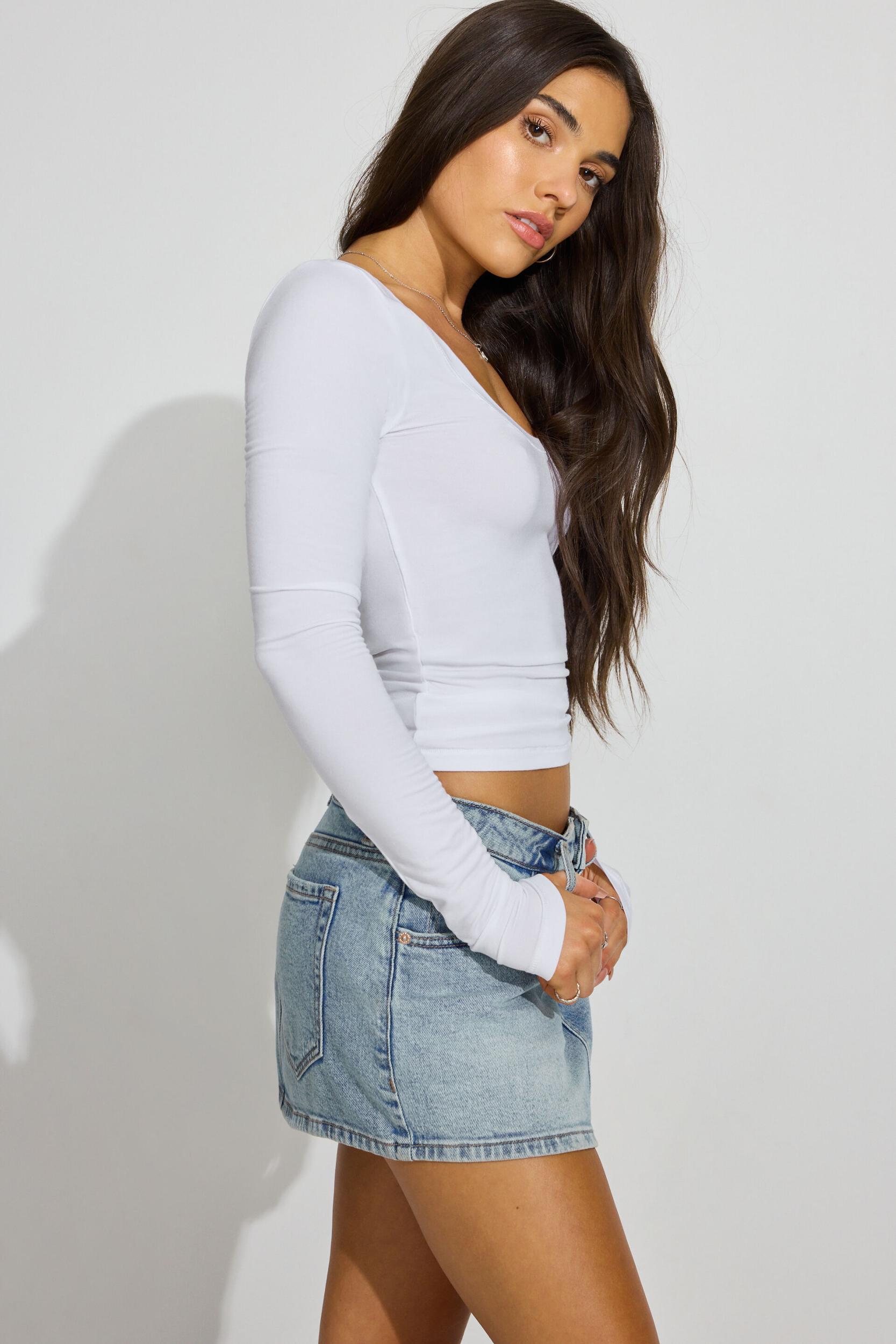 Denim Bustier Cami Top Product Image