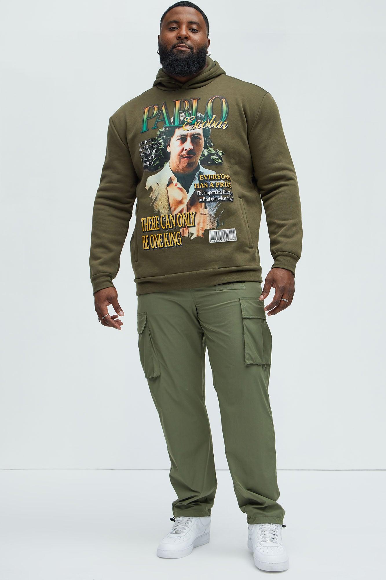 Put Me On Something Slim Nylon Cargo Pants - Olive Product Image