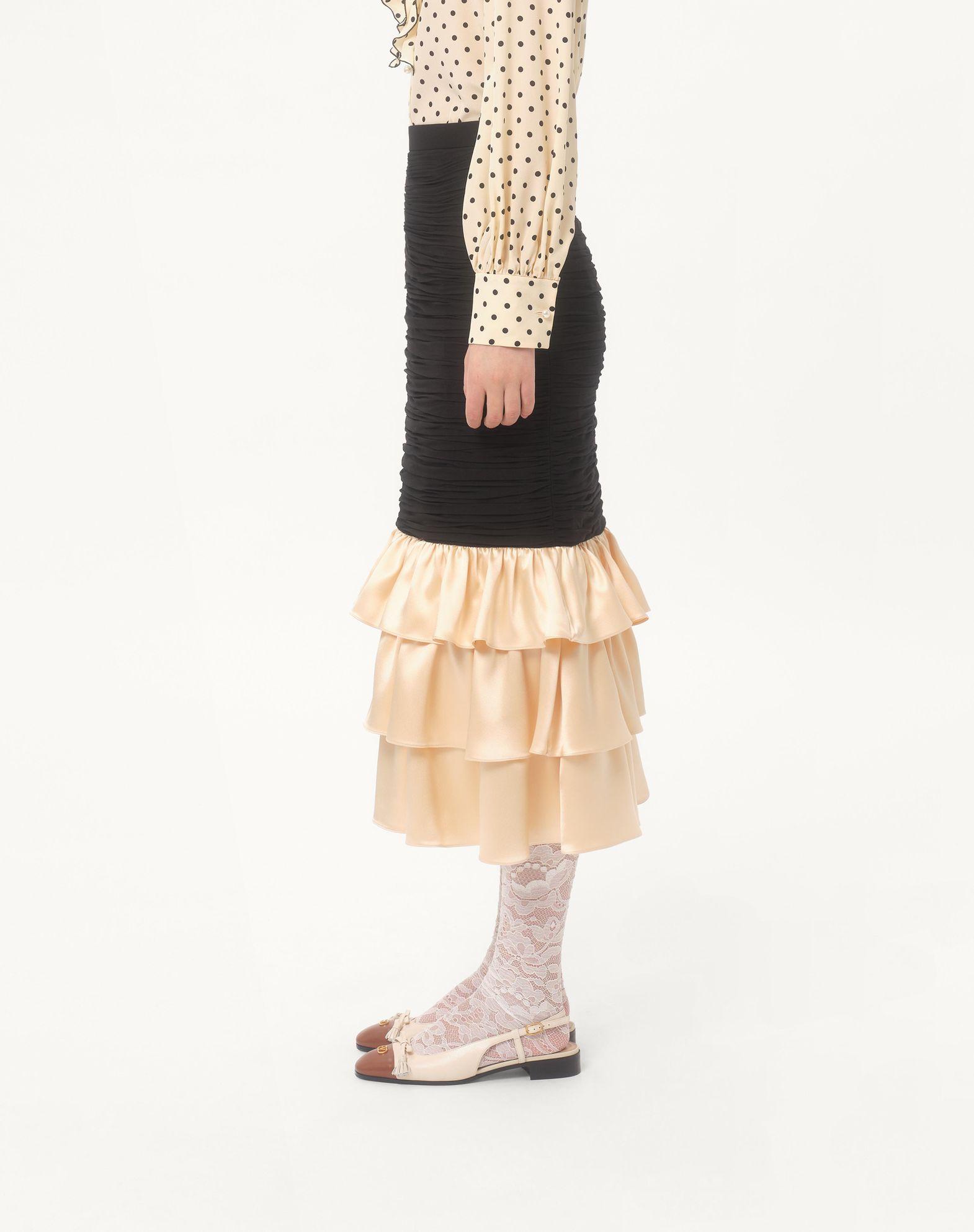 Midi Skirt In Light Georgette Product Image