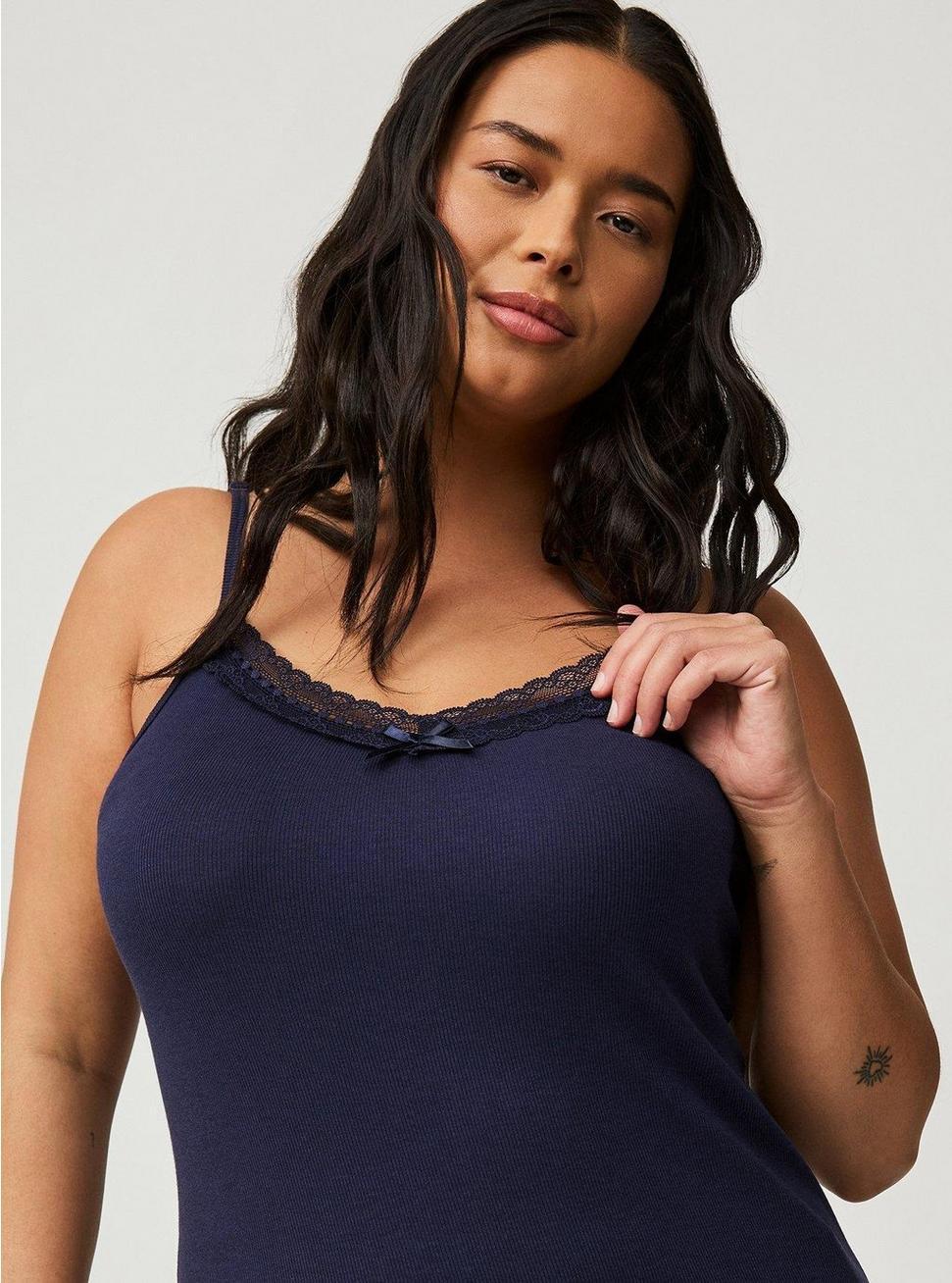 Lace Trim V-Neck Cami Product Image