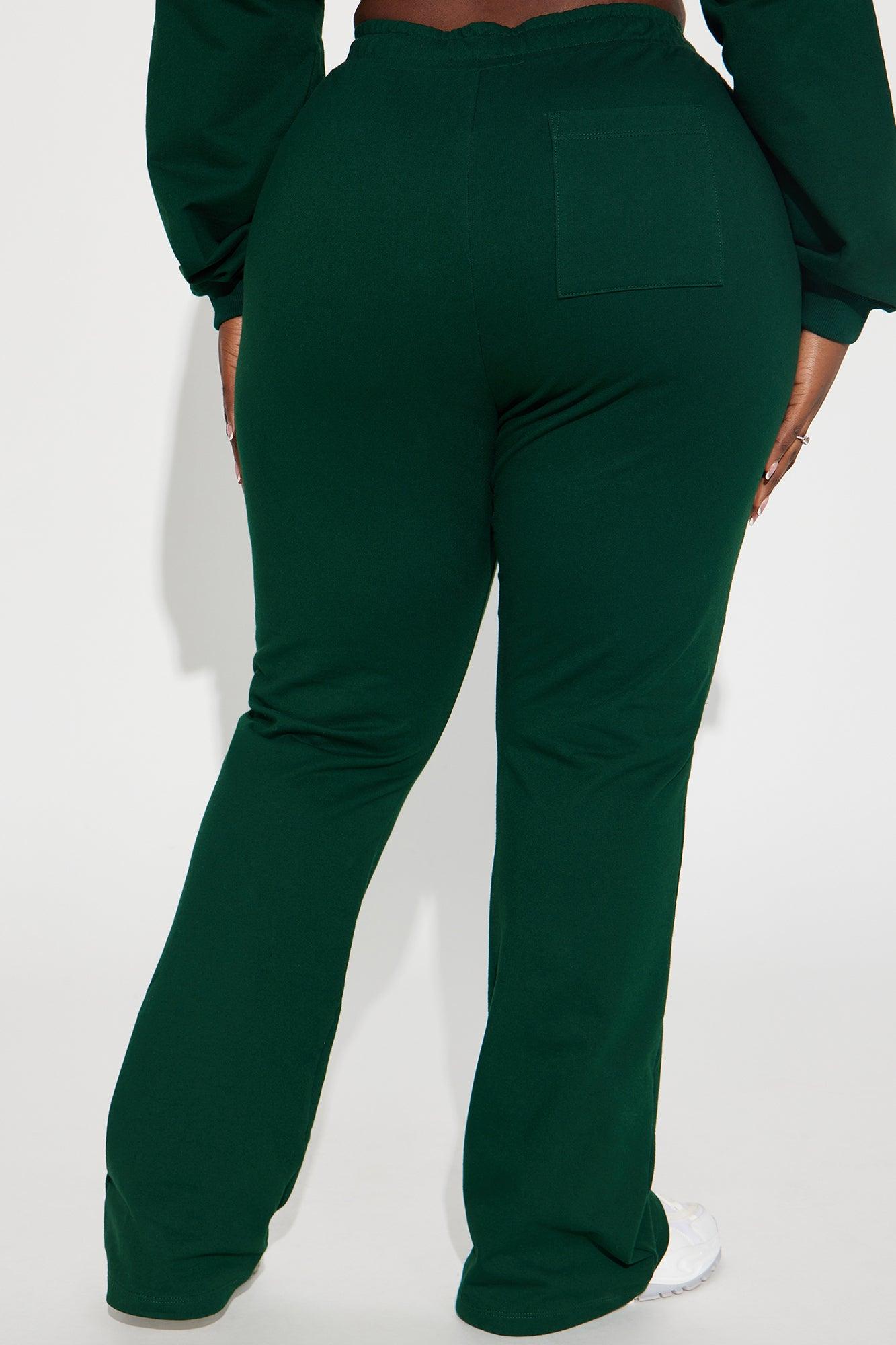 Flight Time Lounge Flare Pants - Green Product Image