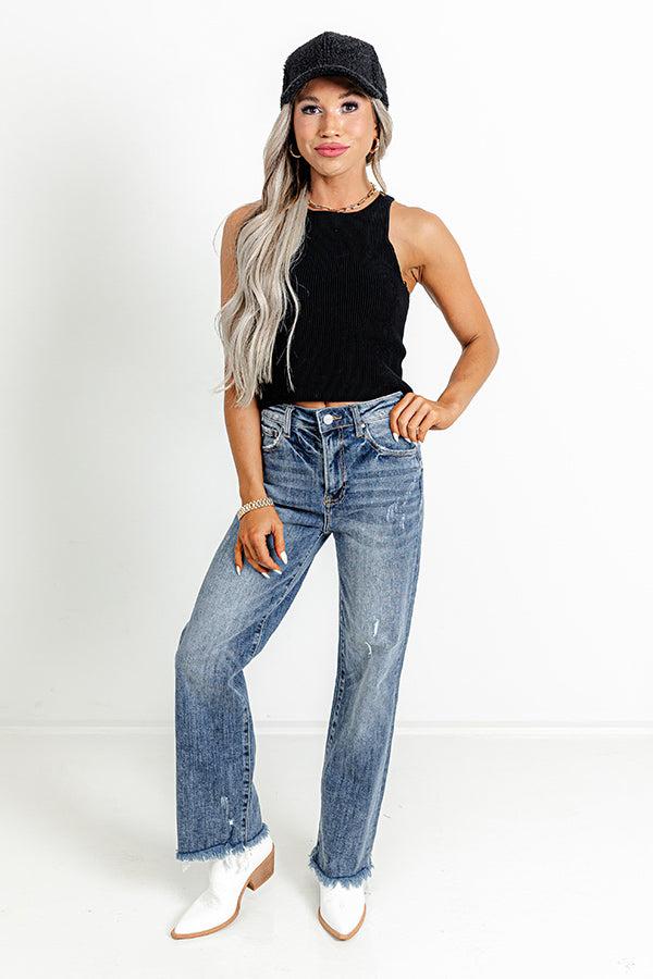 Express It Out Sculpt Top In Black Product Image