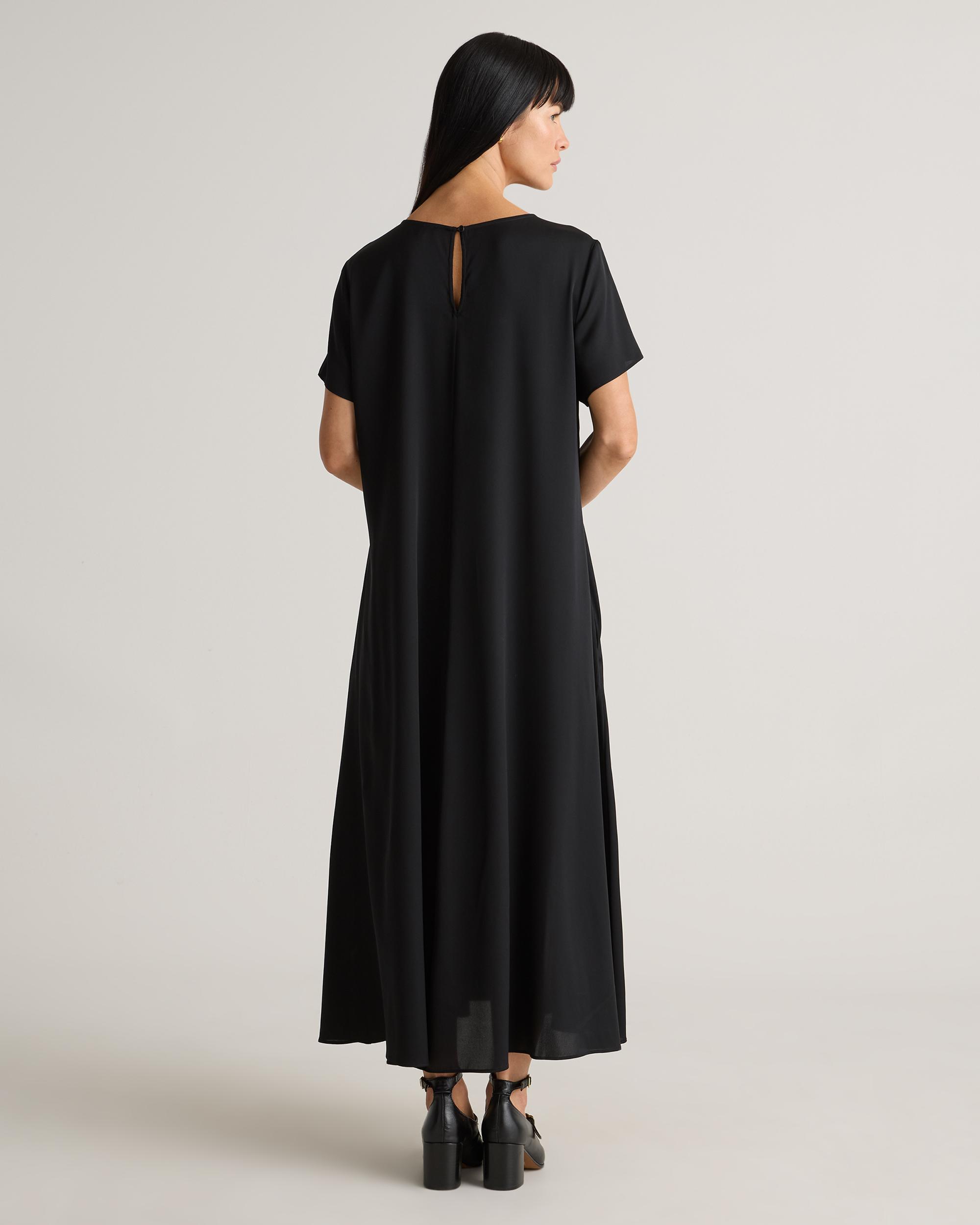 Quince | Women's Washable Stretch Silk Voluminous Maxi Dress Size XL Product Image