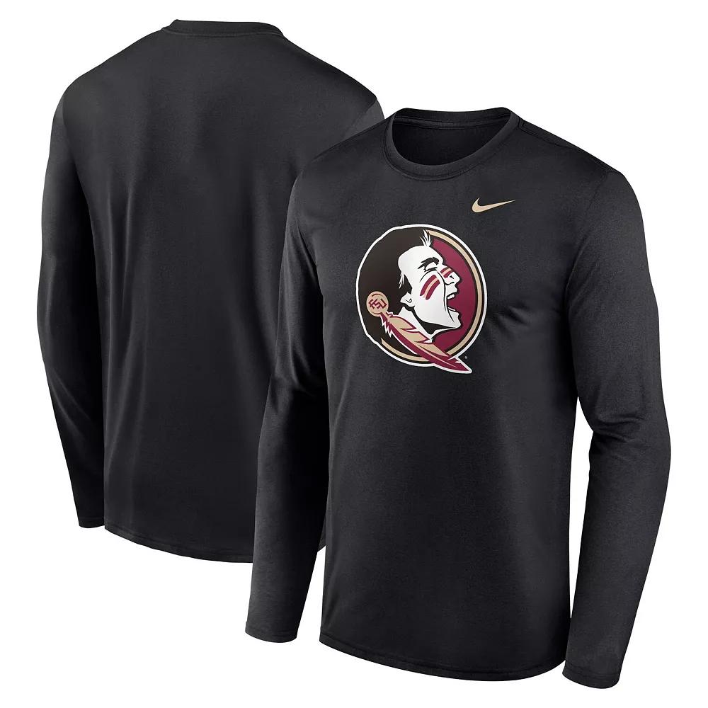 Men's Nike Black Florida State Seminoles Primetime Primary Legend Long Sleeve T-Shirt, Size: XL Product Image