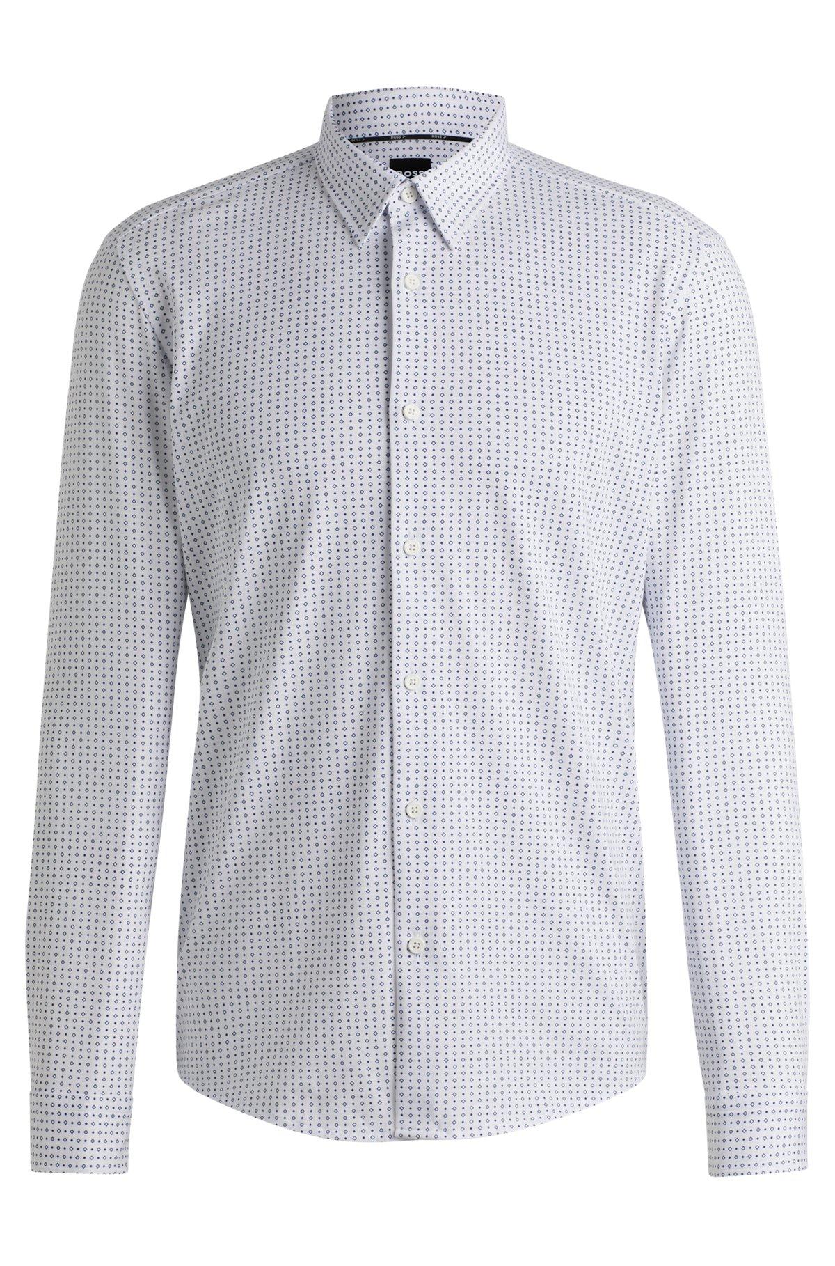Slim-fit shirt in printed jersey Product Image