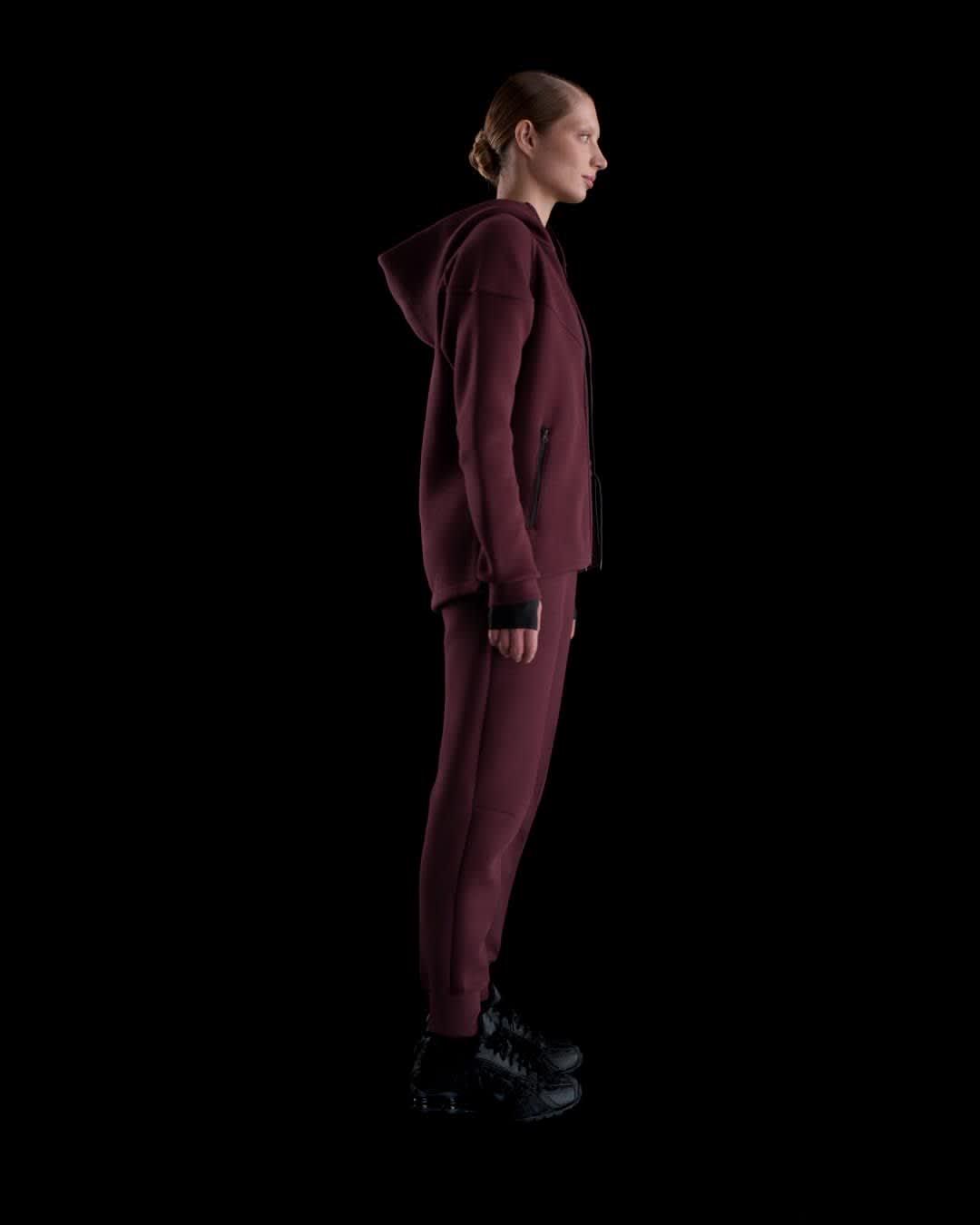 Womens Nike Sportswear Tech Fleece Mid-Rise Jogger Pants | FB8330-652 Product Image