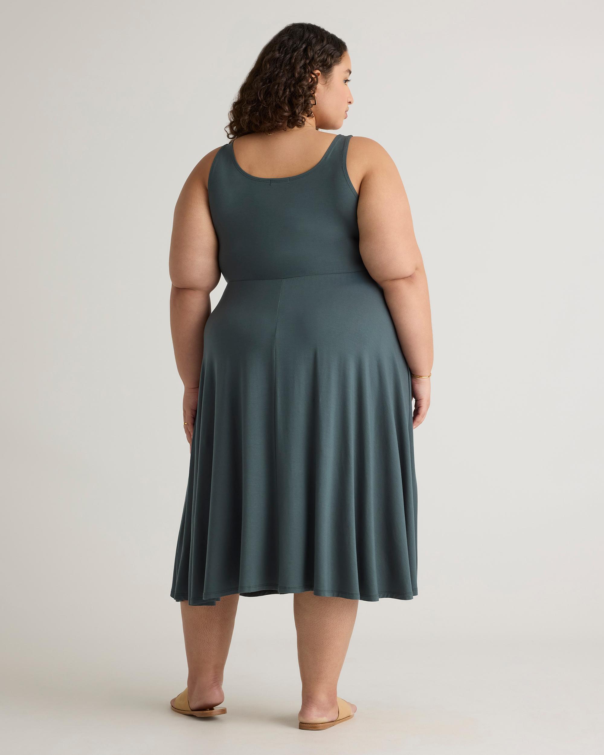 Quince | Women's Tencel Jersey Fit & Flare Dress Product Image
