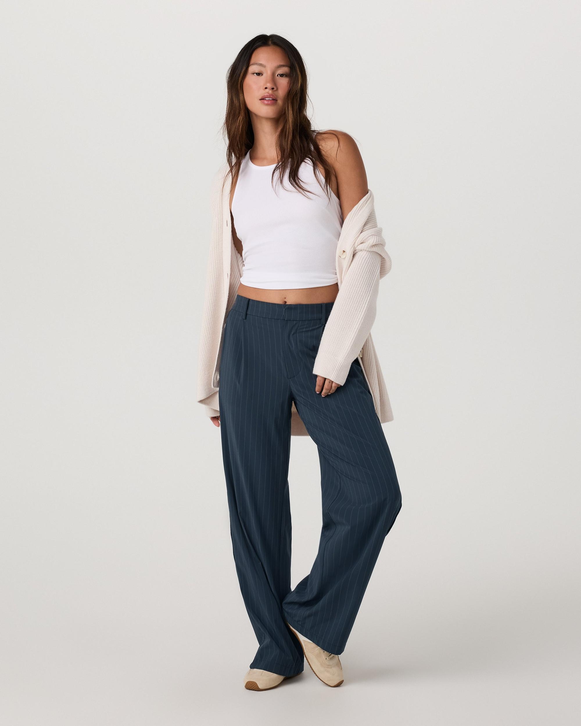 Villa Pinstripe Trouser Pant-Short Product Image