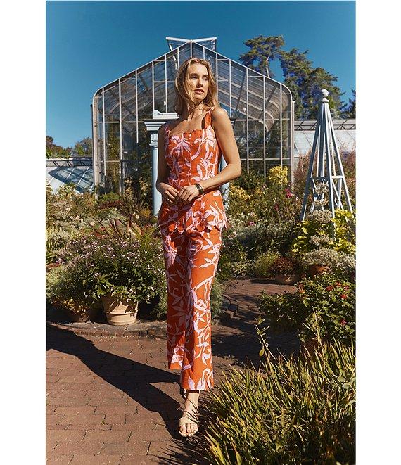 tyler boe Coordinating Vanessa Scallop Trim Square Neck Sleeveless Top Product Image