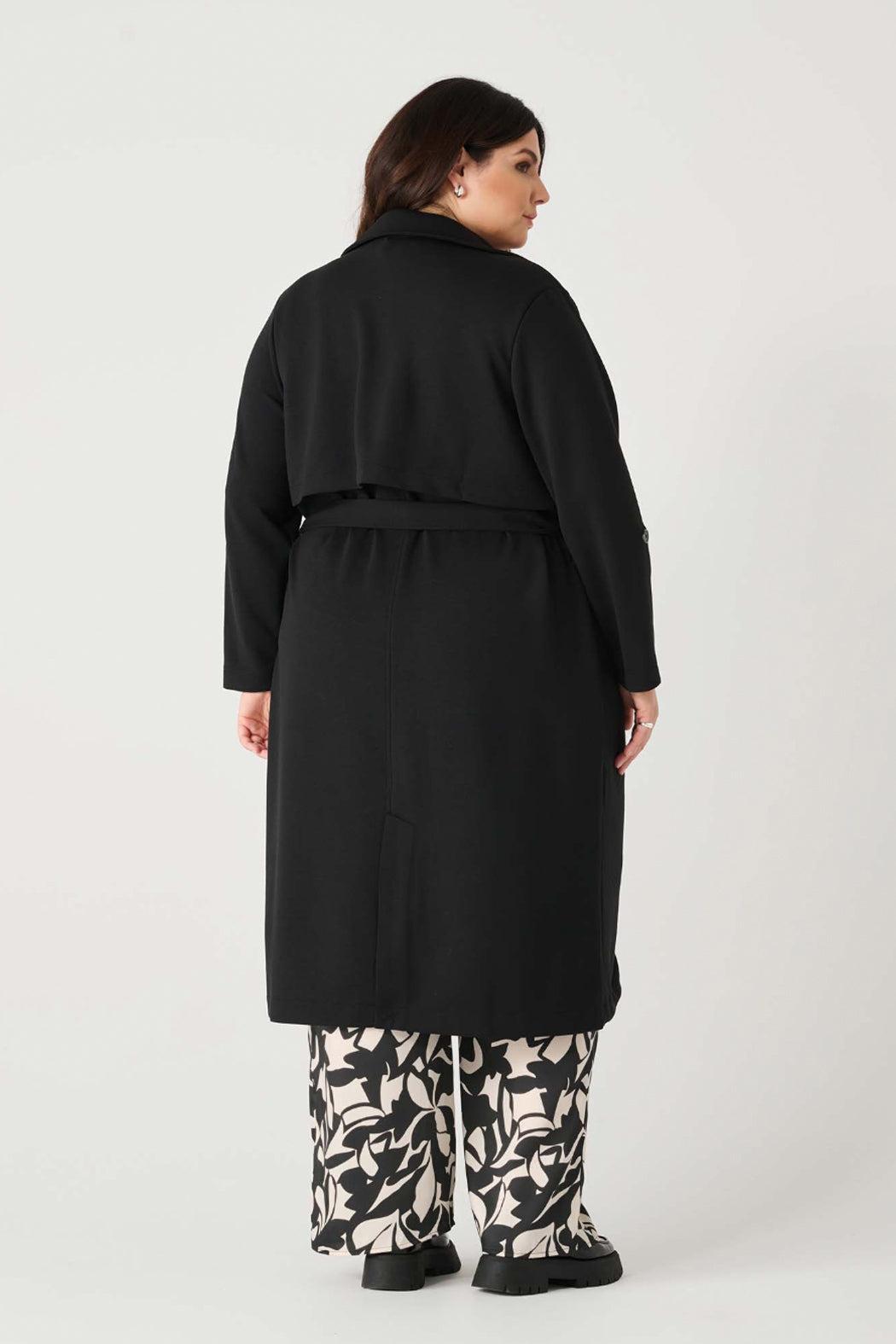 Double Breasted Knit Trench Product Image