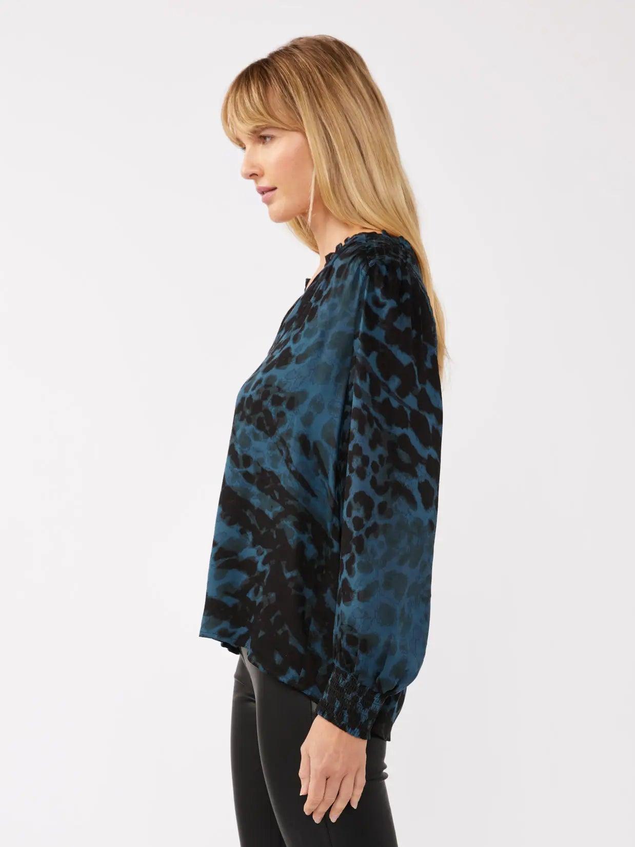 Challis Smocked Blouse Product Image