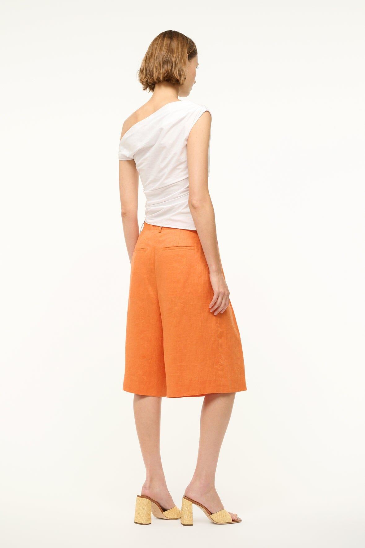 CRUZ BERMUDA LINEN SHORT | APRICOT Product Image