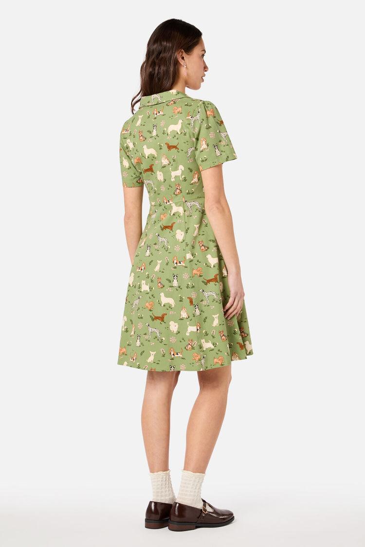 Cute Dogs Shirt Dress Product Image