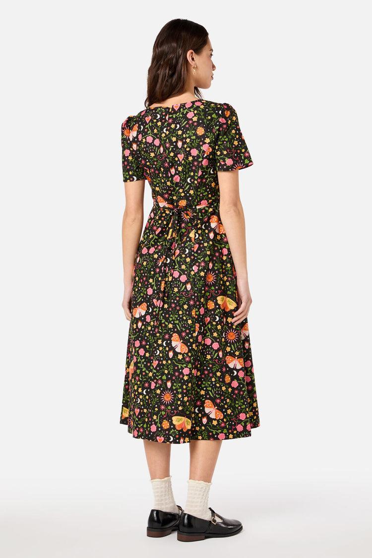 Folk Art Midi Dress Product Image