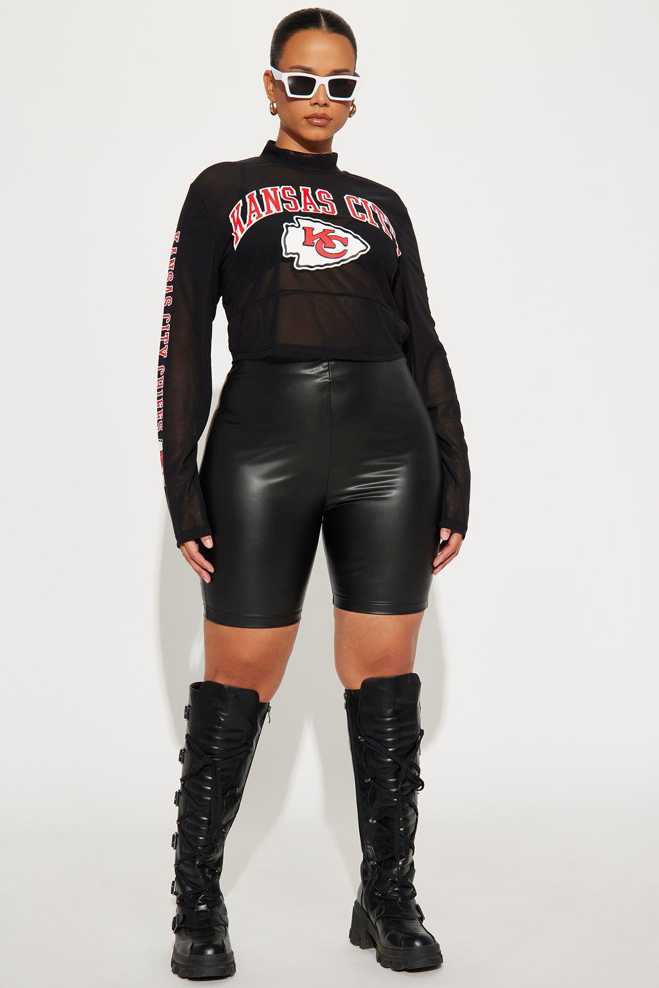Kansas City Chiefs Half Time Show Crop Top - Black Female Product Image