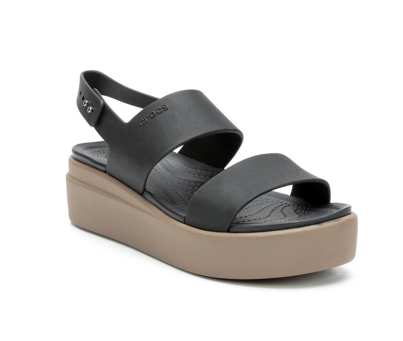 Women's Crocs Brooklyn Low Wedge Sandals Product Image