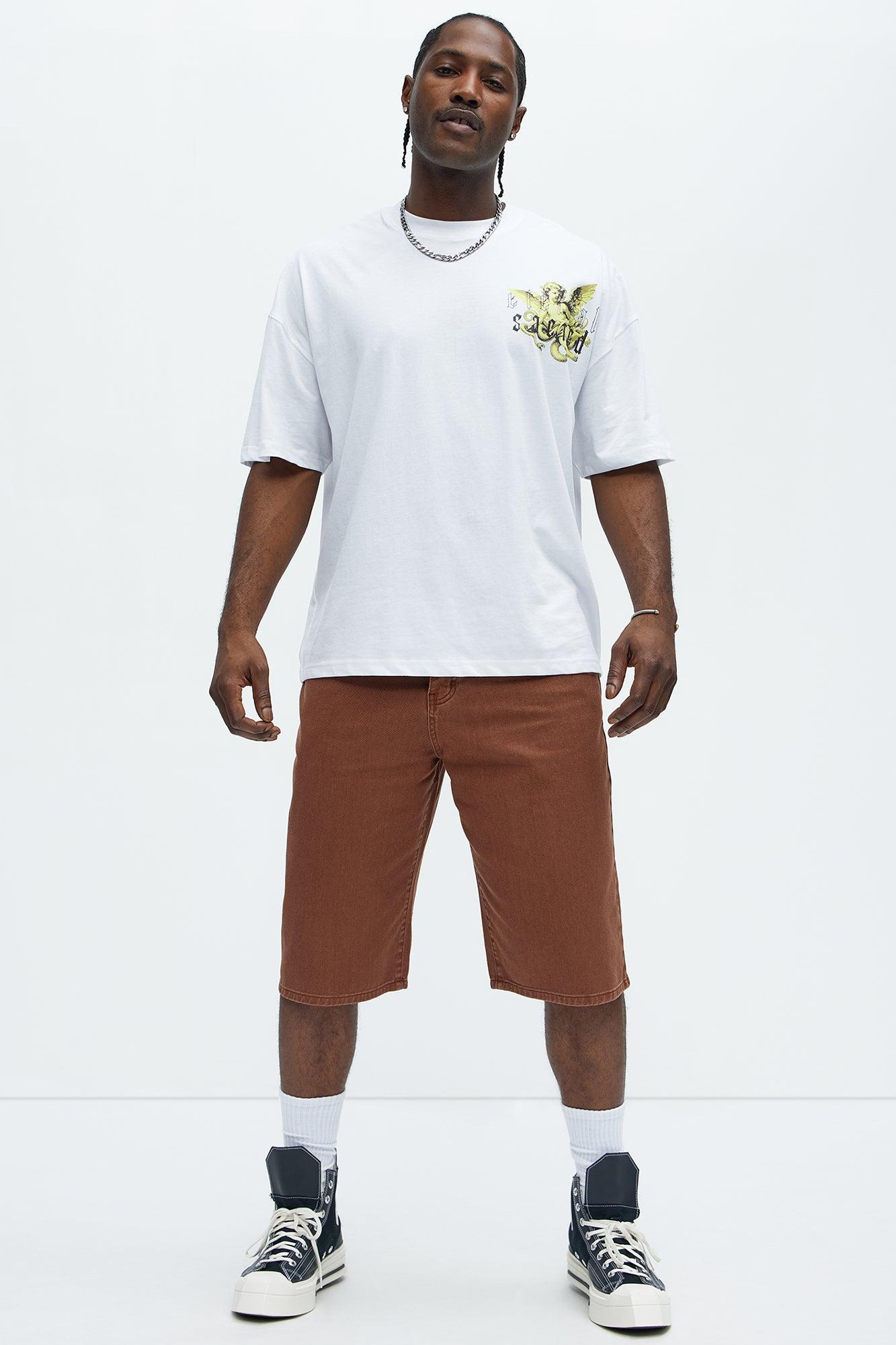 Sacred Eternal Oversized Short Sleeve Tee - White Product Image