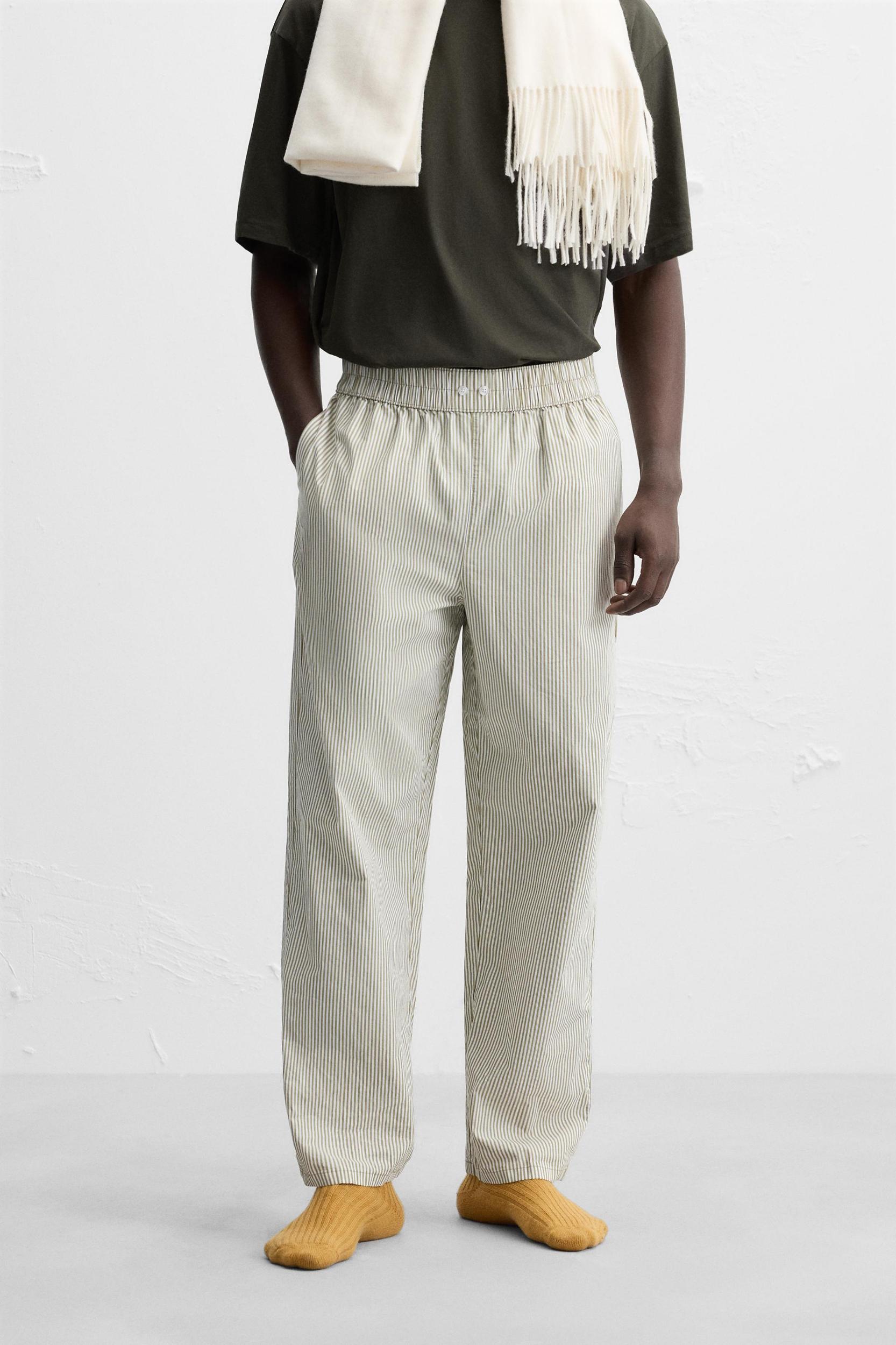 CONTRASTING PAJAMA SET Product Image