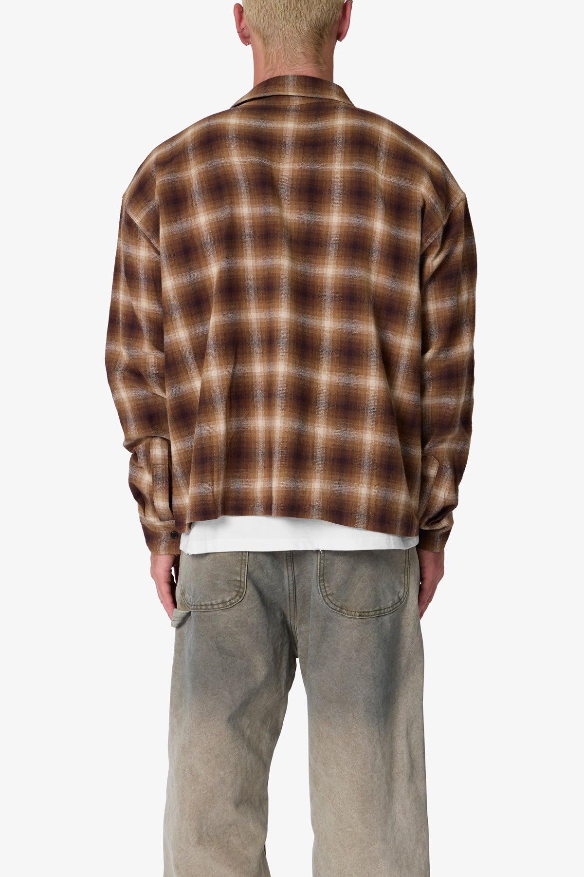 Western Flannel Shirt - Brown Product Image