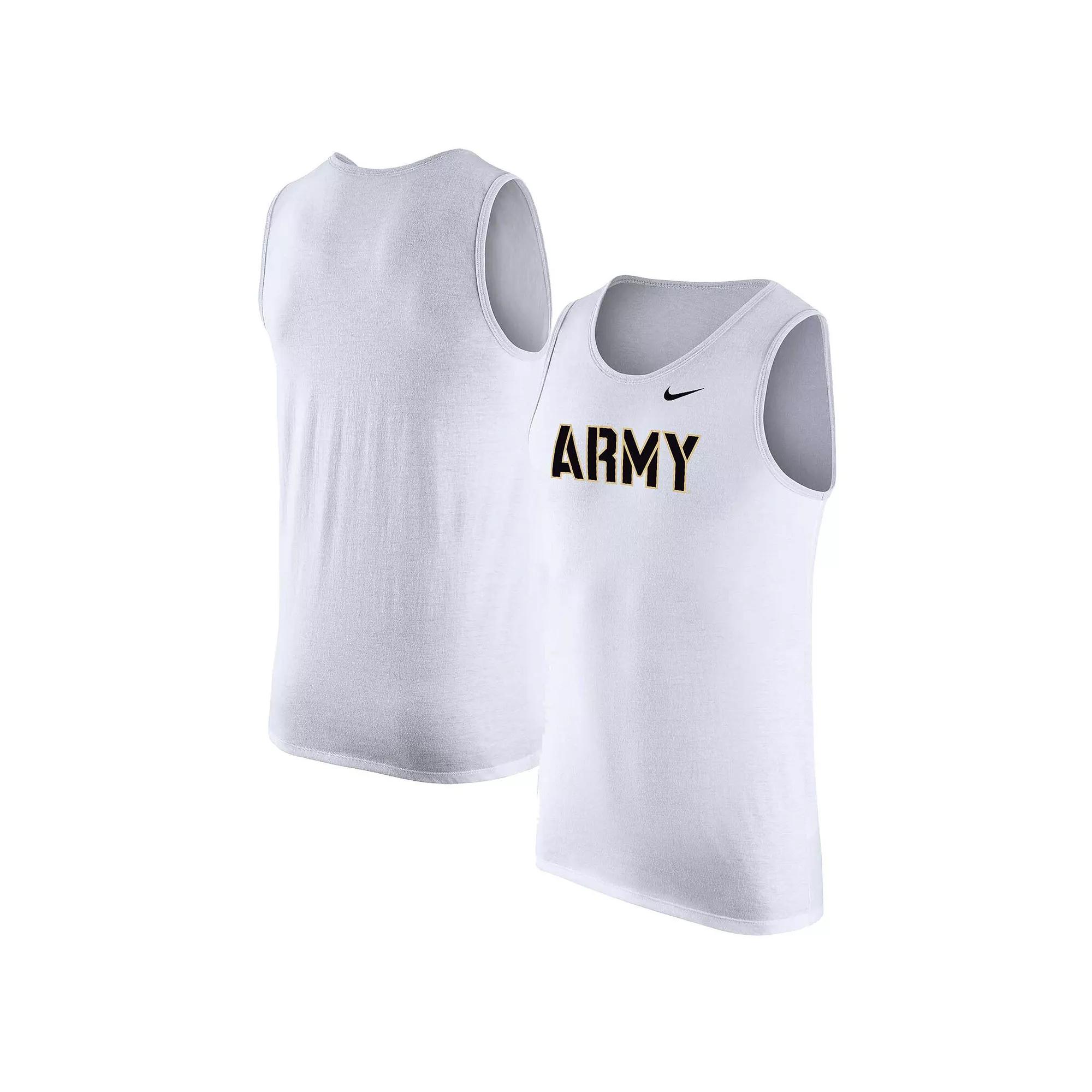 Men's Nike White Army Black Knights Tank Top,  Product Image