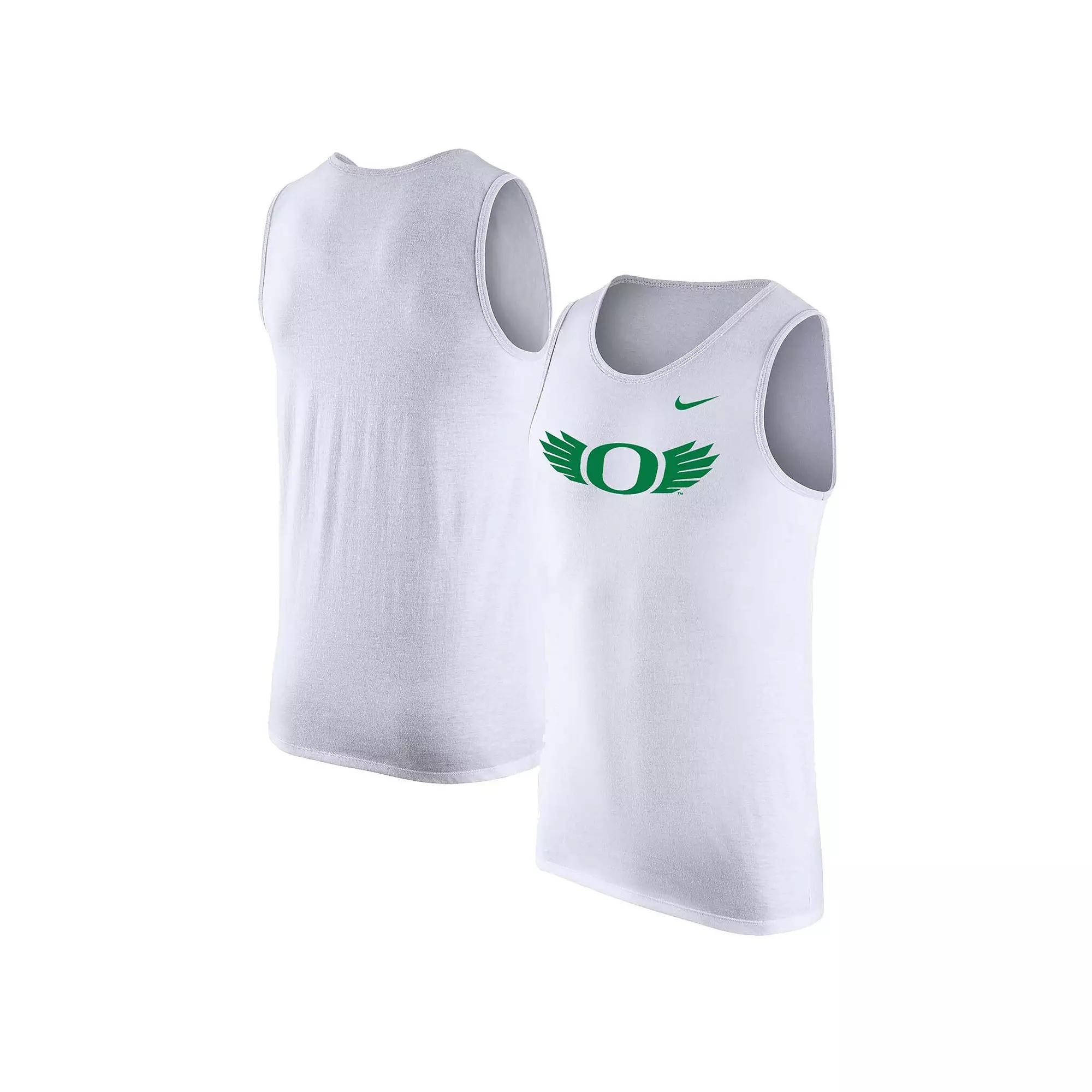 Men's Nike White Oregon Ducks Tank Top, Size: Medium Product Image