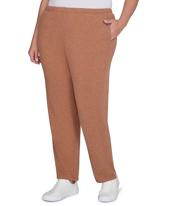Ruby Rd. Plus Size Knit Pull-On Sweatpants Product Image