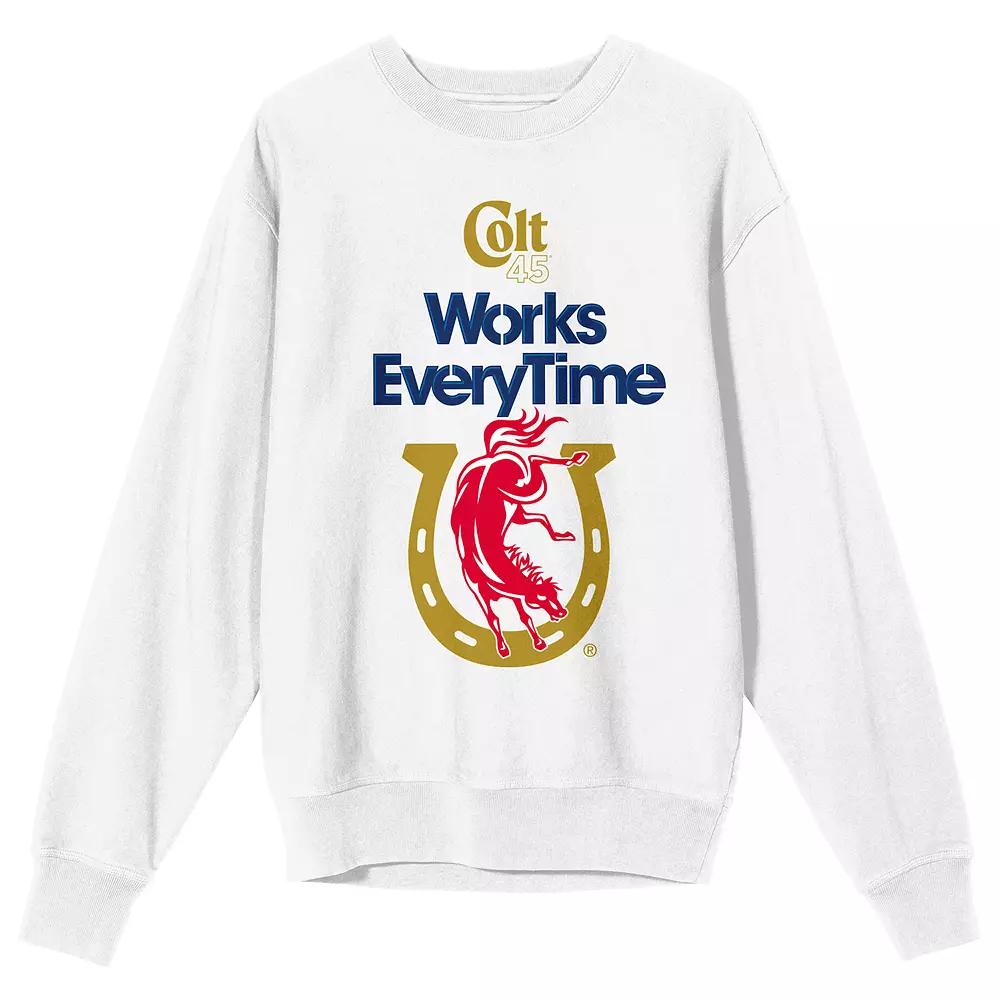 Women's Colt 45 Logo Works Every Time Long Sleeve Graphic Tee,  Product Image