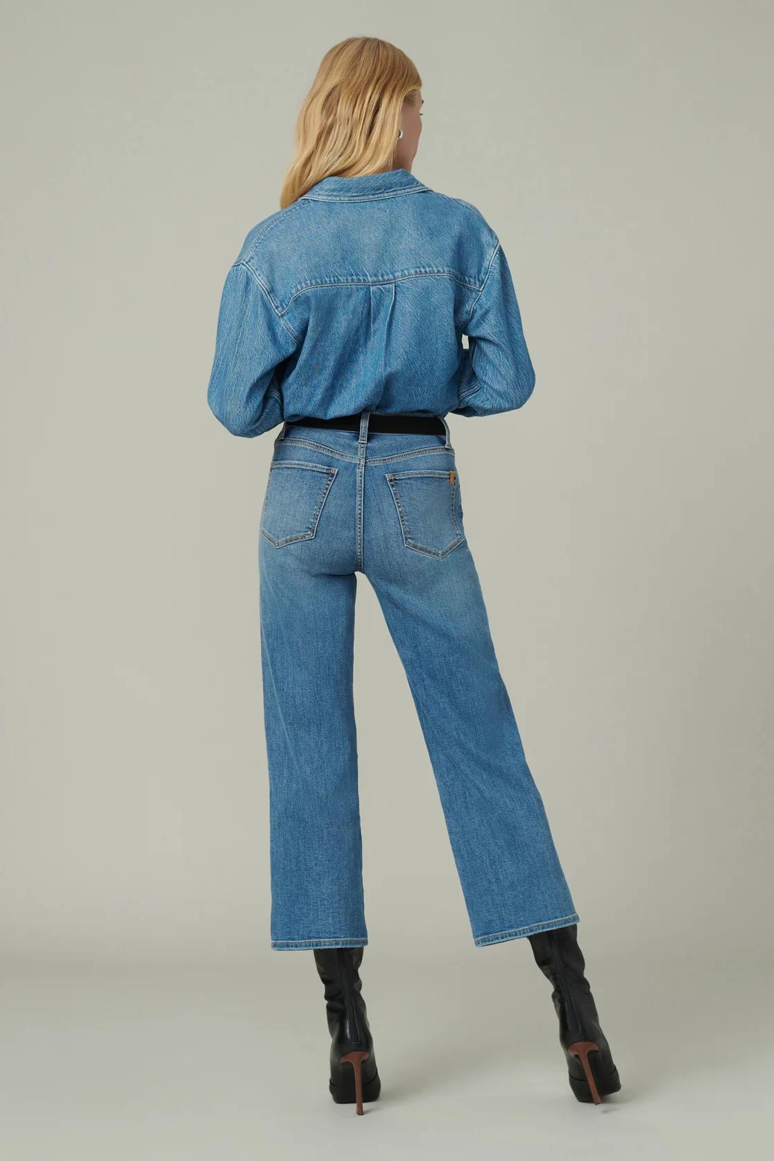 The Blake High Rise Wide Leg Crop - No Promises Product Image