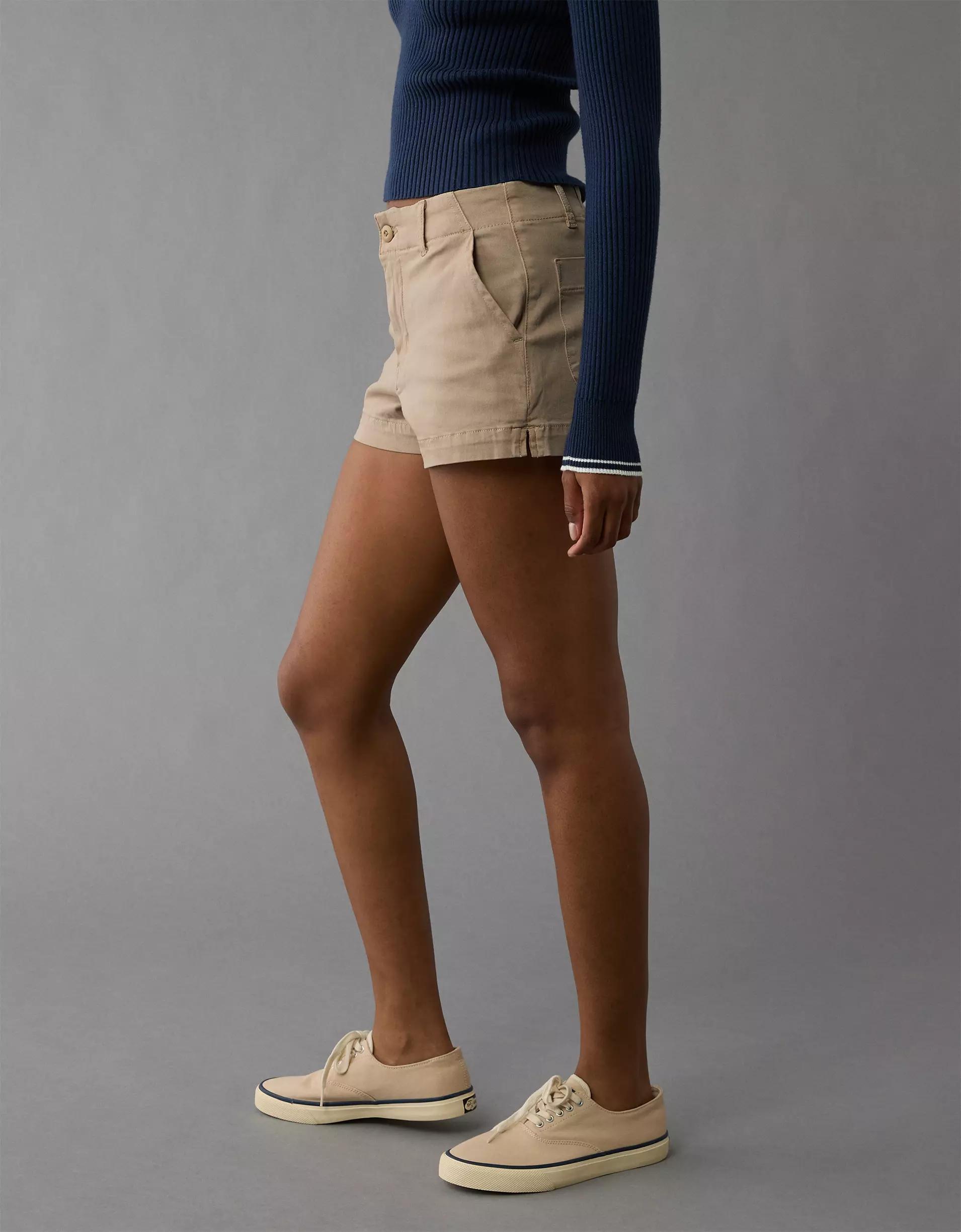 AE Stretch High-Waisted Trouser Short Short Product Image
