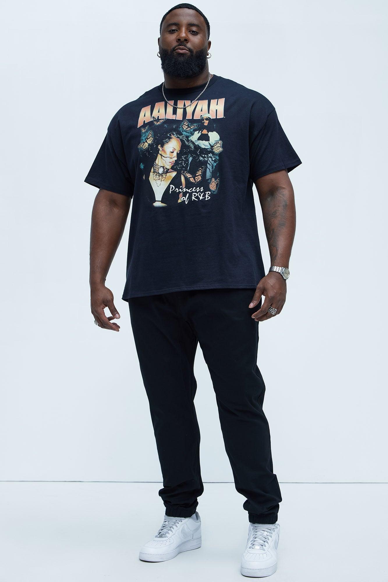Aaliyah Share My World Tour Short Sleeve Tee - Black Product Image