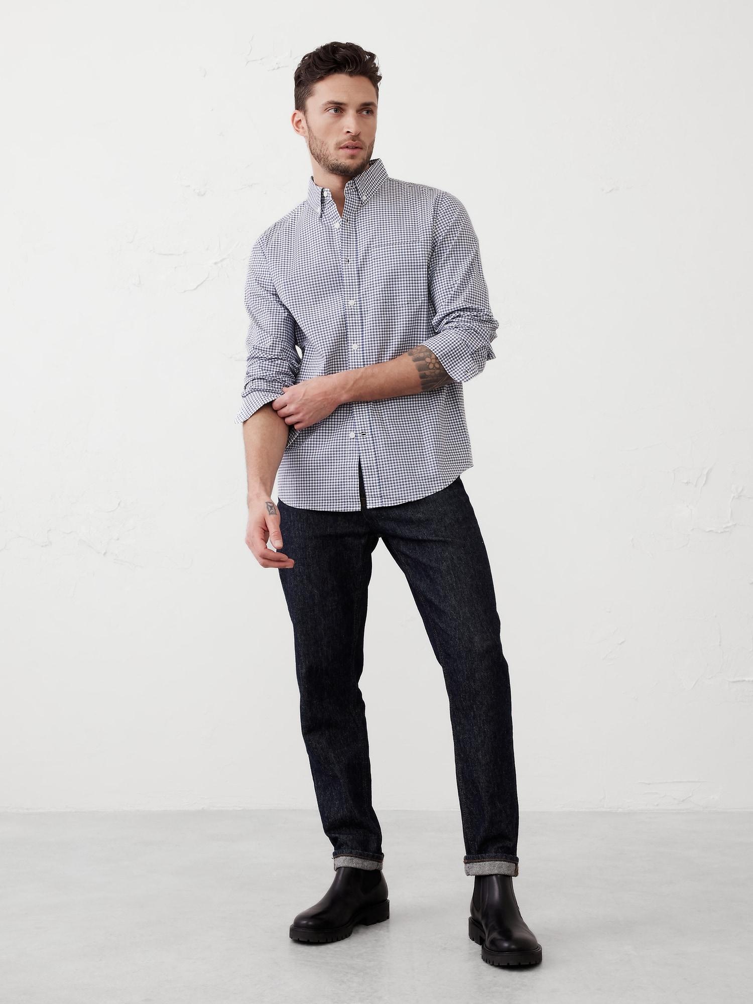 Slim Cotton Shirt Product Image