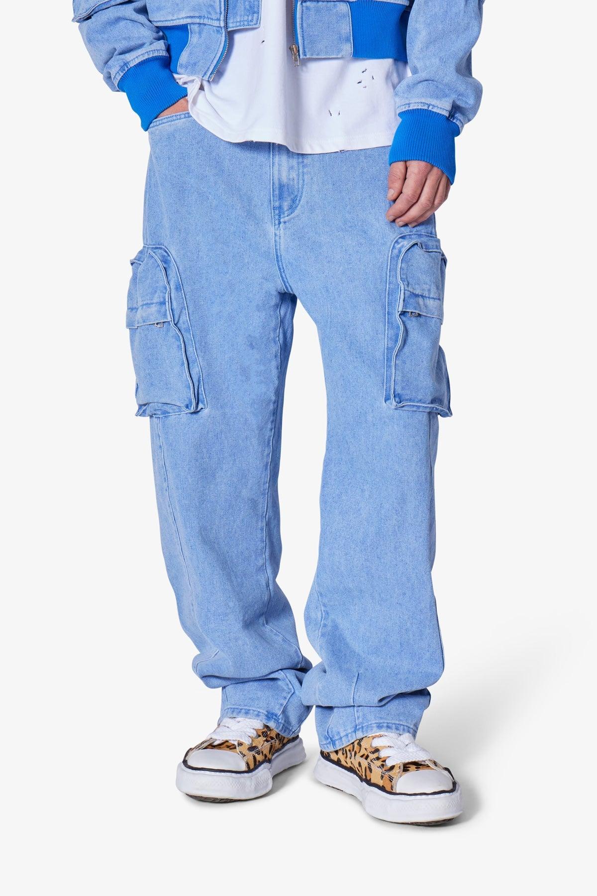 Ultra Baggy Feeling Blue Denim - Blue Product Image