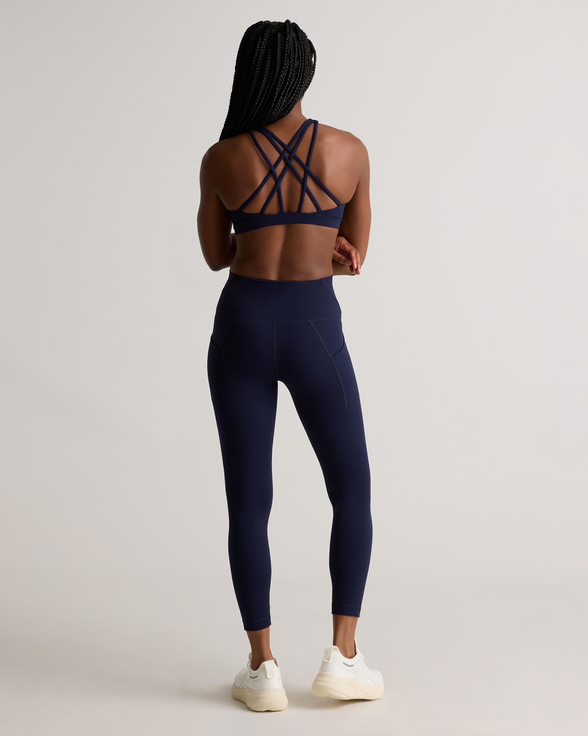 Quince | Women's Power-Up Strappy Sports Bra Nylon/Spandex Product Image
