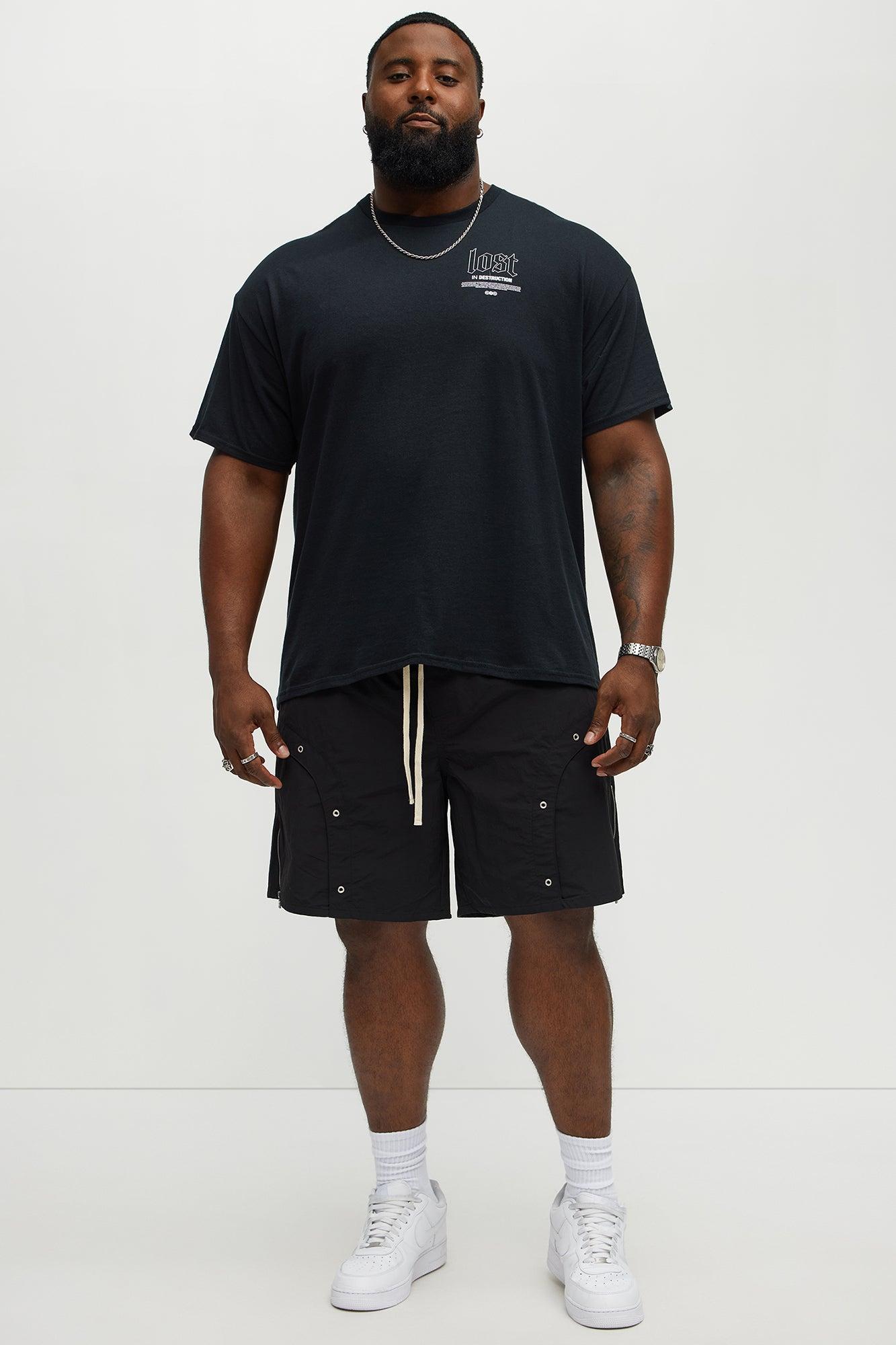 Lost In Destruction Short Sleeve Tee - Black Male Product Image