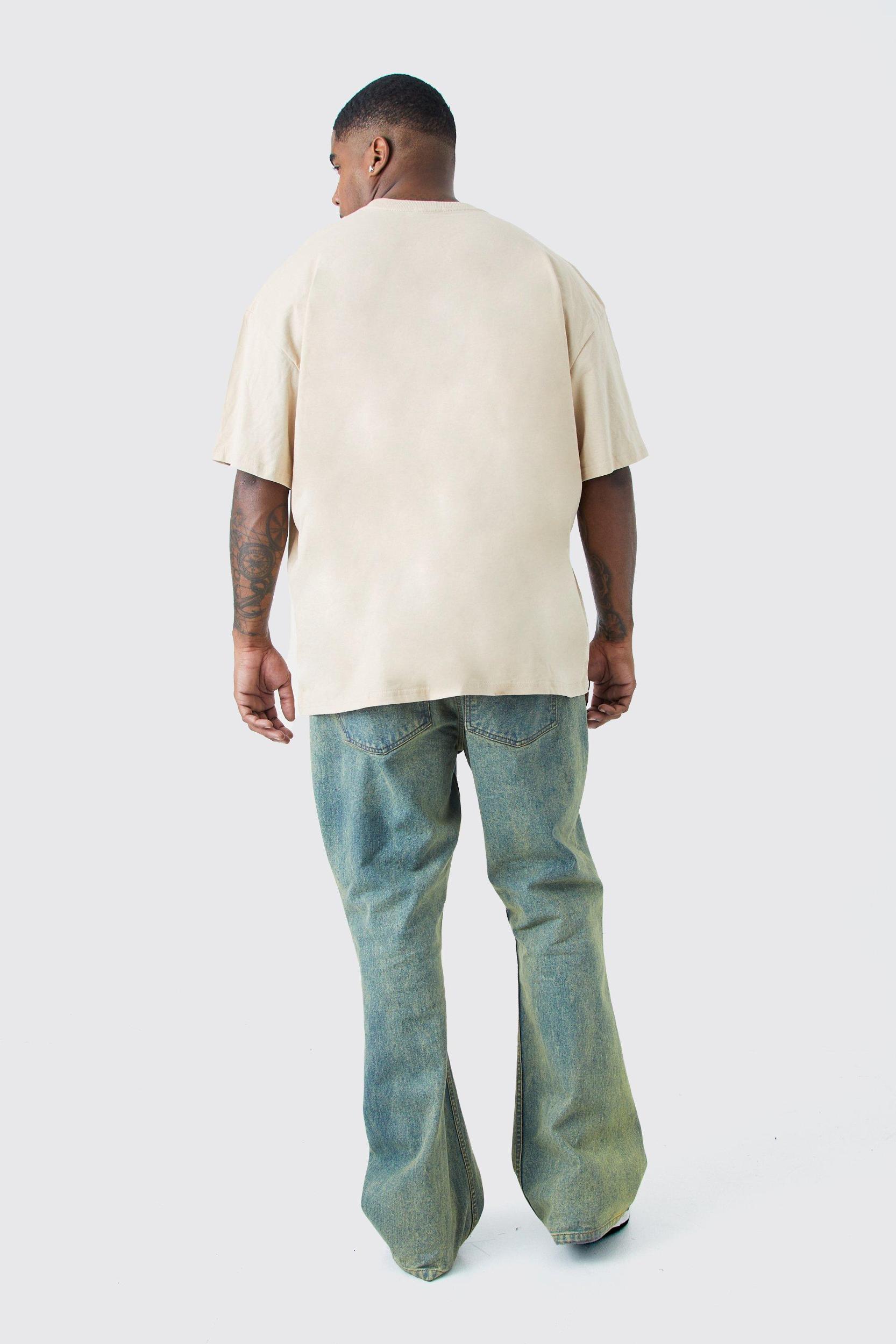 Plus Oversized Monaco Limited Edition T-shirt | boohooMAN USA Product Image