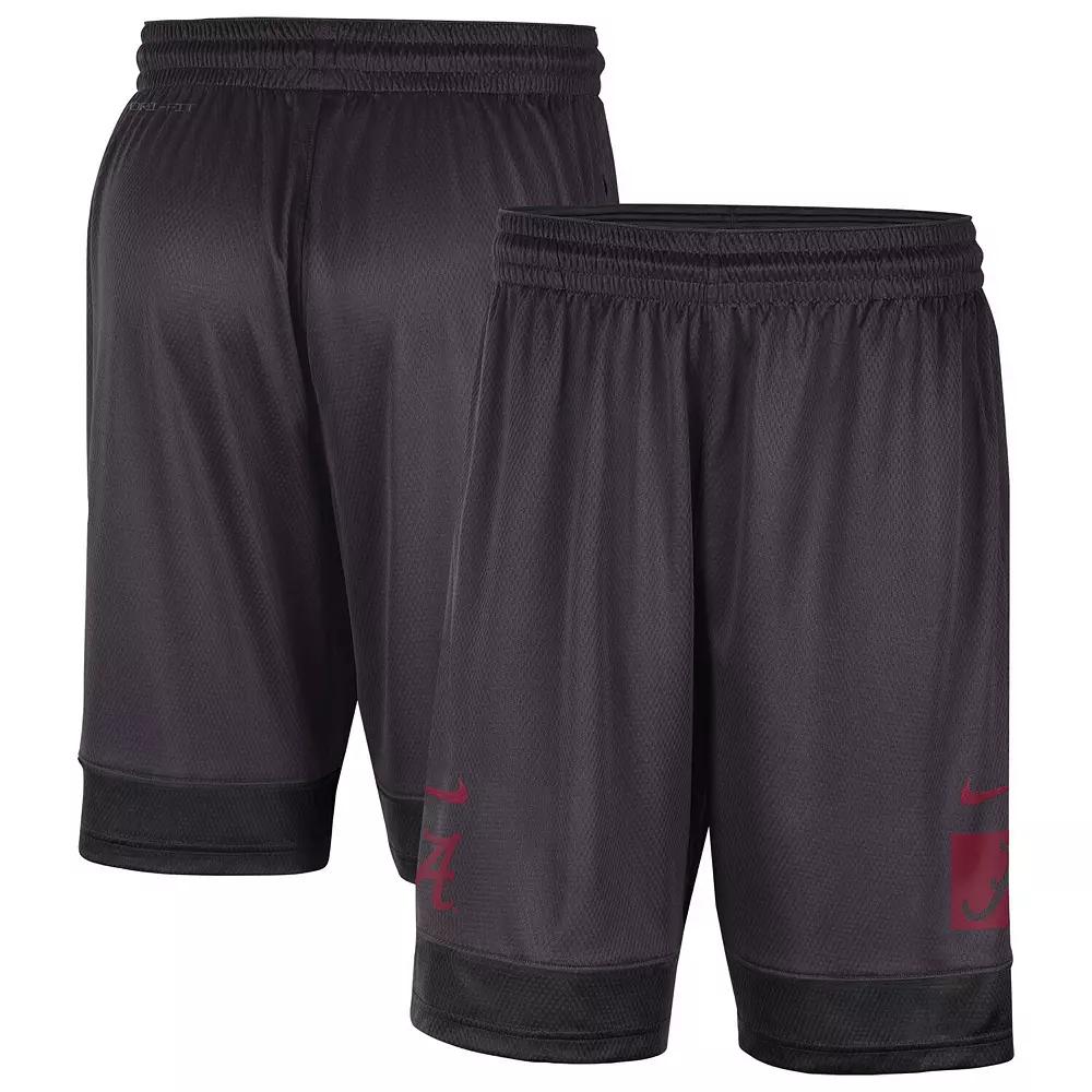 Men's Nike Charcoal Alabama Crimson Tide Performance Fast Break Shorts,  Product Image