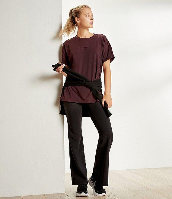 DKNY Sport by Donna Karan Balance High Waisted Flare Leg Leggings Product Image