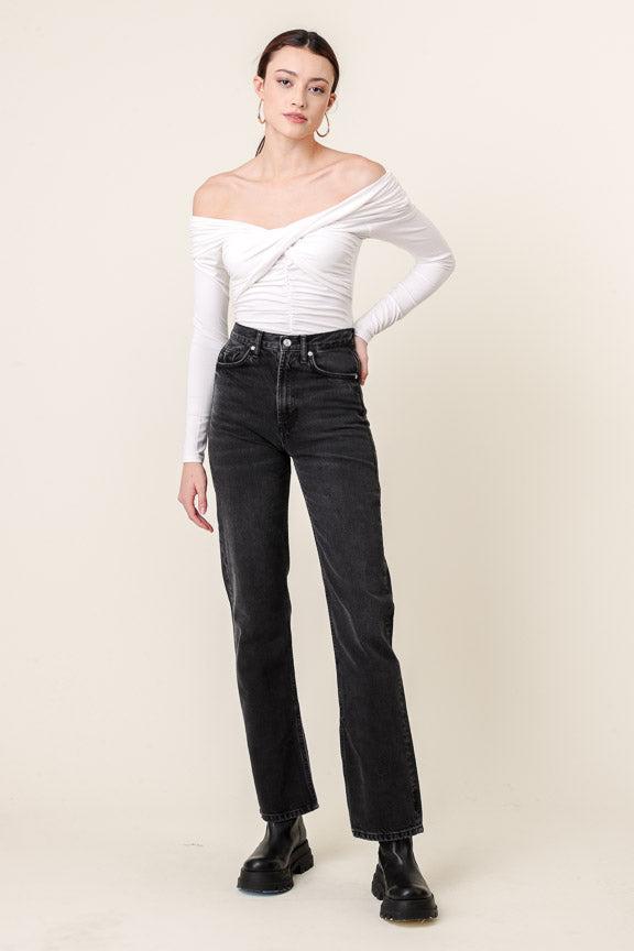 Line + Dot | Jessa Off the Shoulder Top Product Image