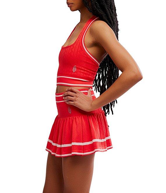 FP Movement Advantage Stretch Texture Halter Neck A-Line 2-Piece Skirt Set Product Image