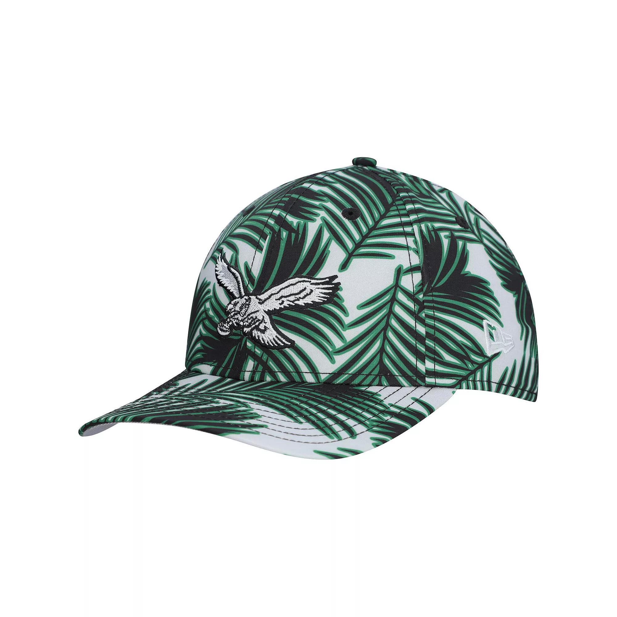 Men's New Era Gray Philadelphia Eagles Palms 39THIRTY Flex Hat, Size: Large/XL, Grey Product Image