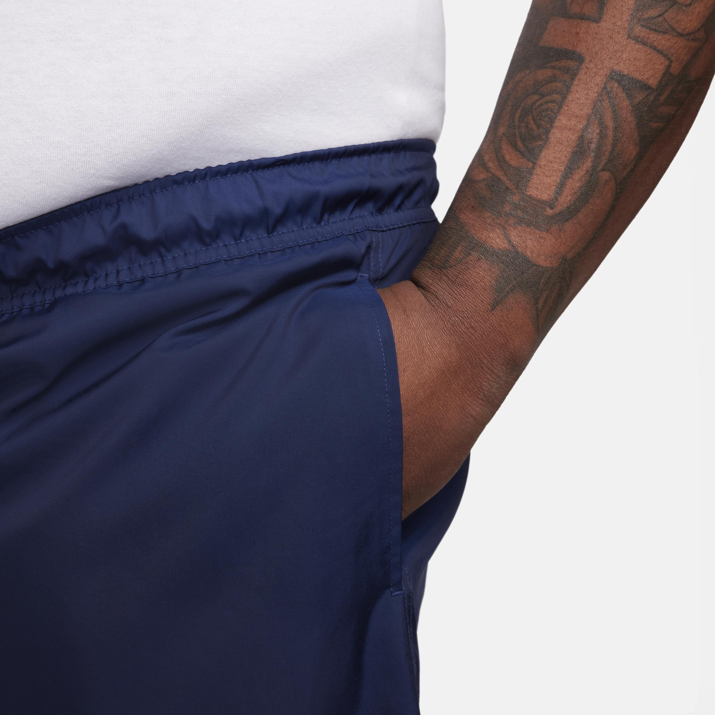 Nike Mens Nike Club Flow Shorts - Mens Black/White Product Image