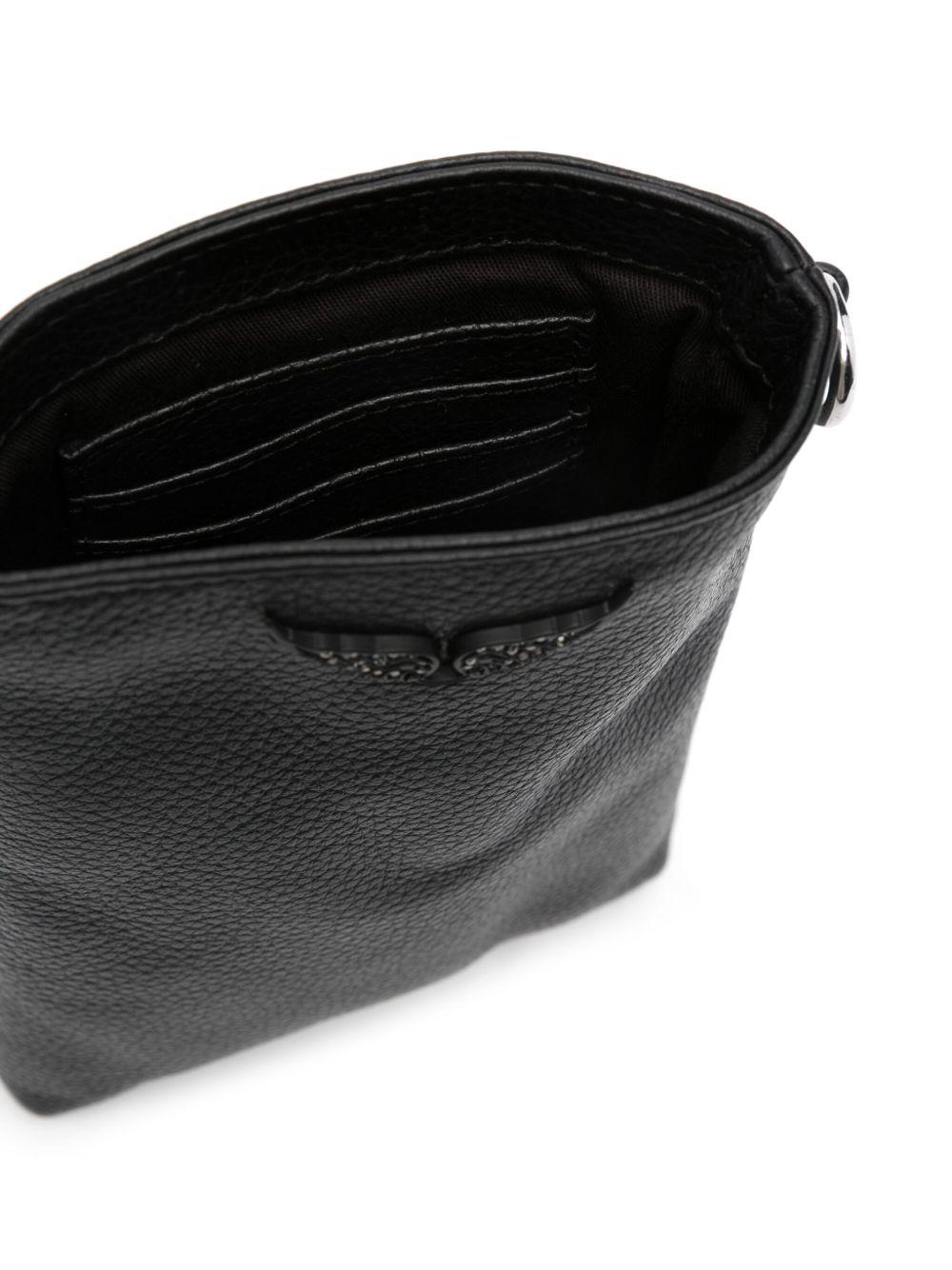 Rock leather phone pouch Product Image